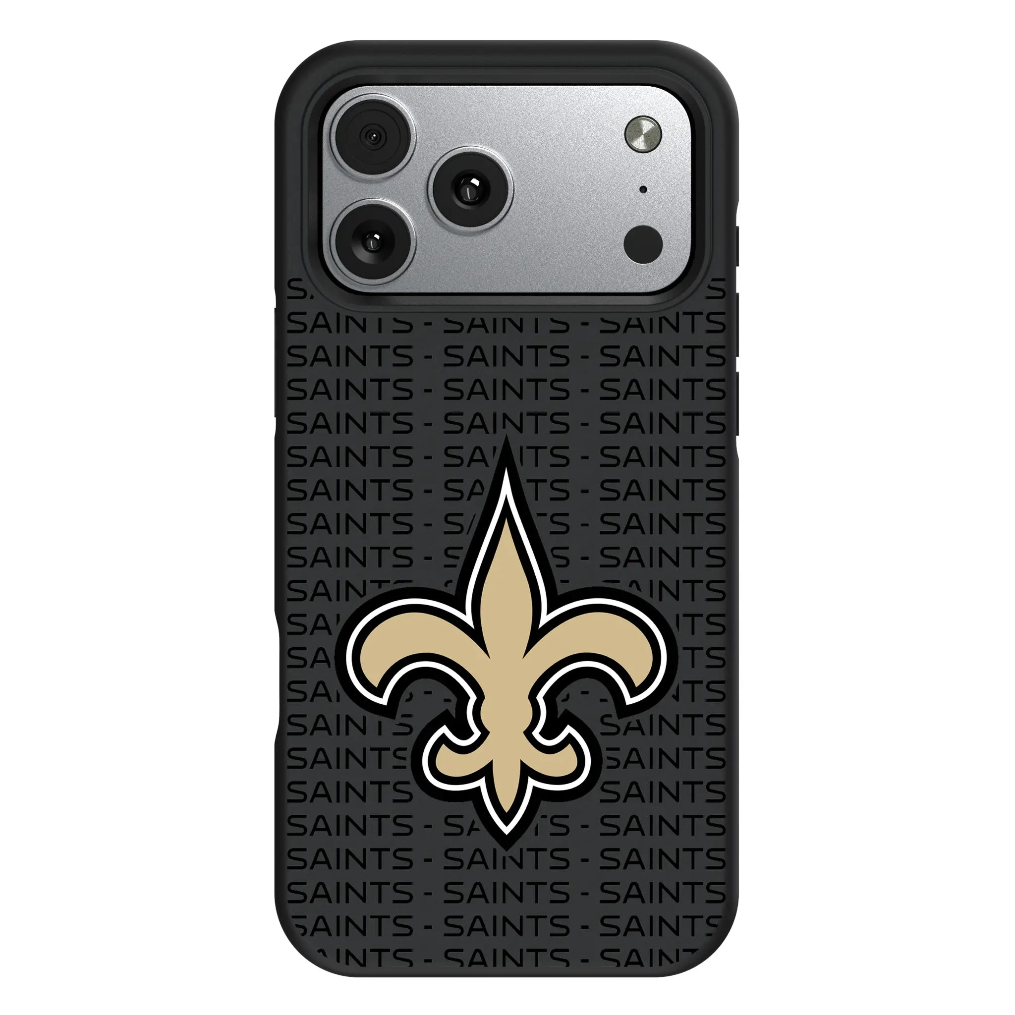 New Orleans Saints Text Backdrop Bump Phone Case