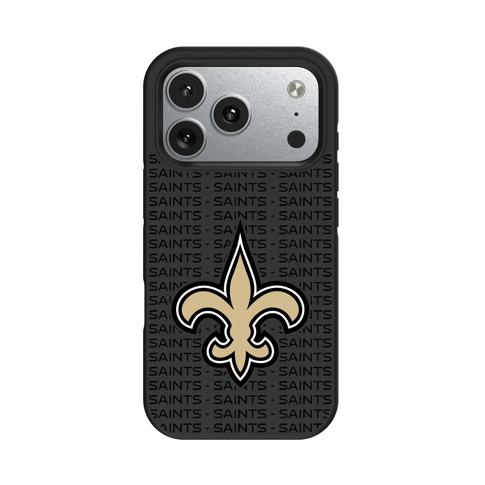 New Orleans Saints Text Backdrop Bump Phone Case