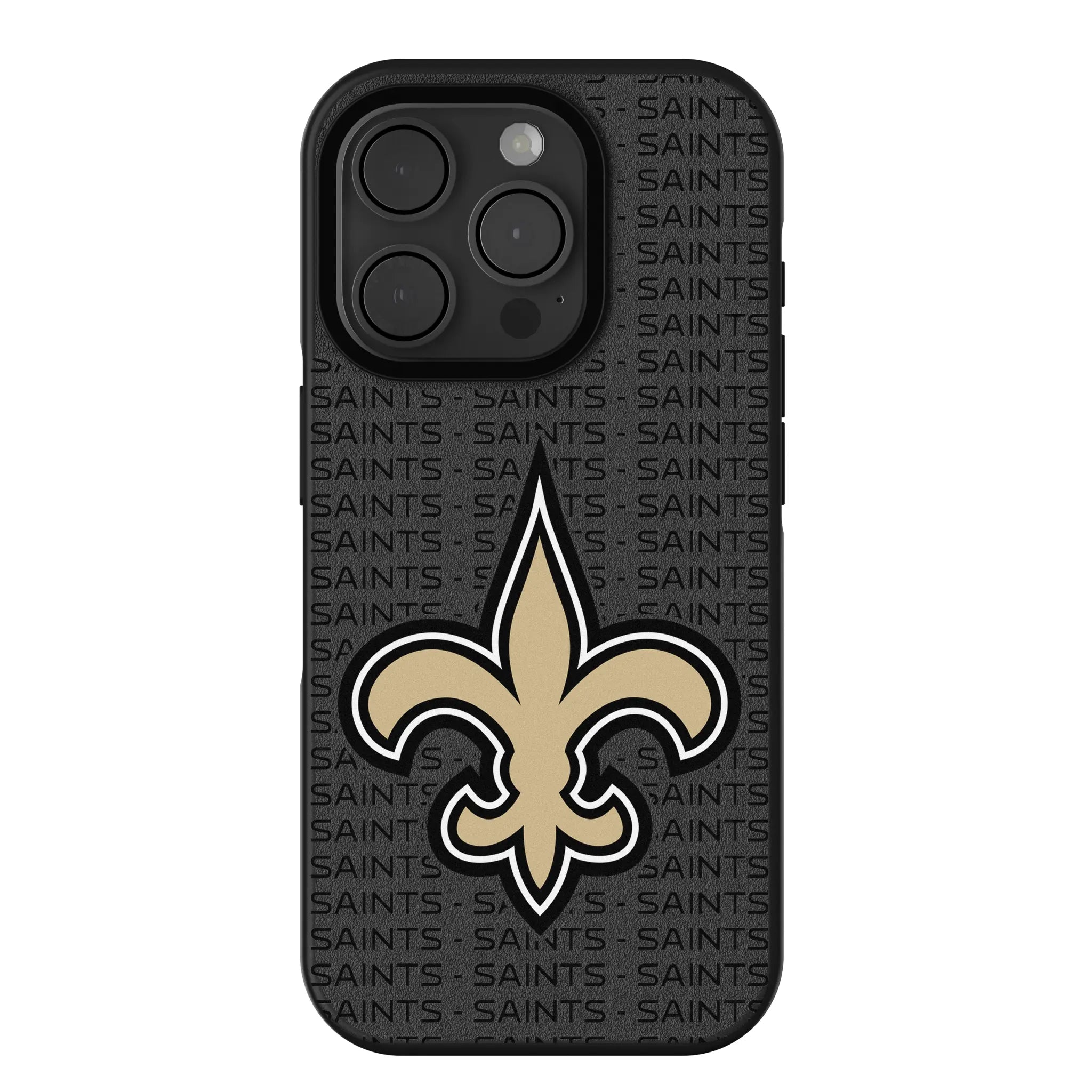 New Orleans Saints Text Backdrop Bump Phone Case