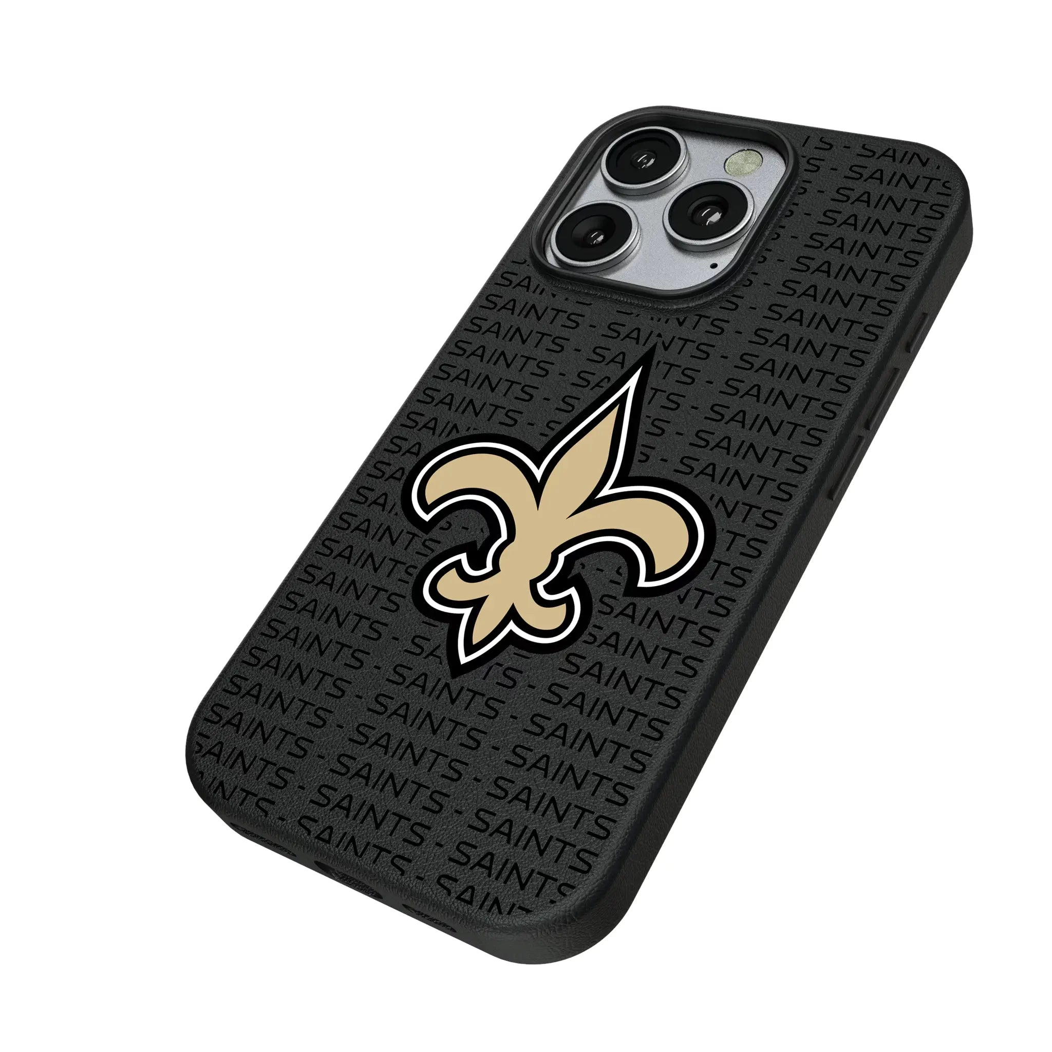 New Orleans Saints Text Backdrop MagSafe Compatible Phone Case for Apple iPhone