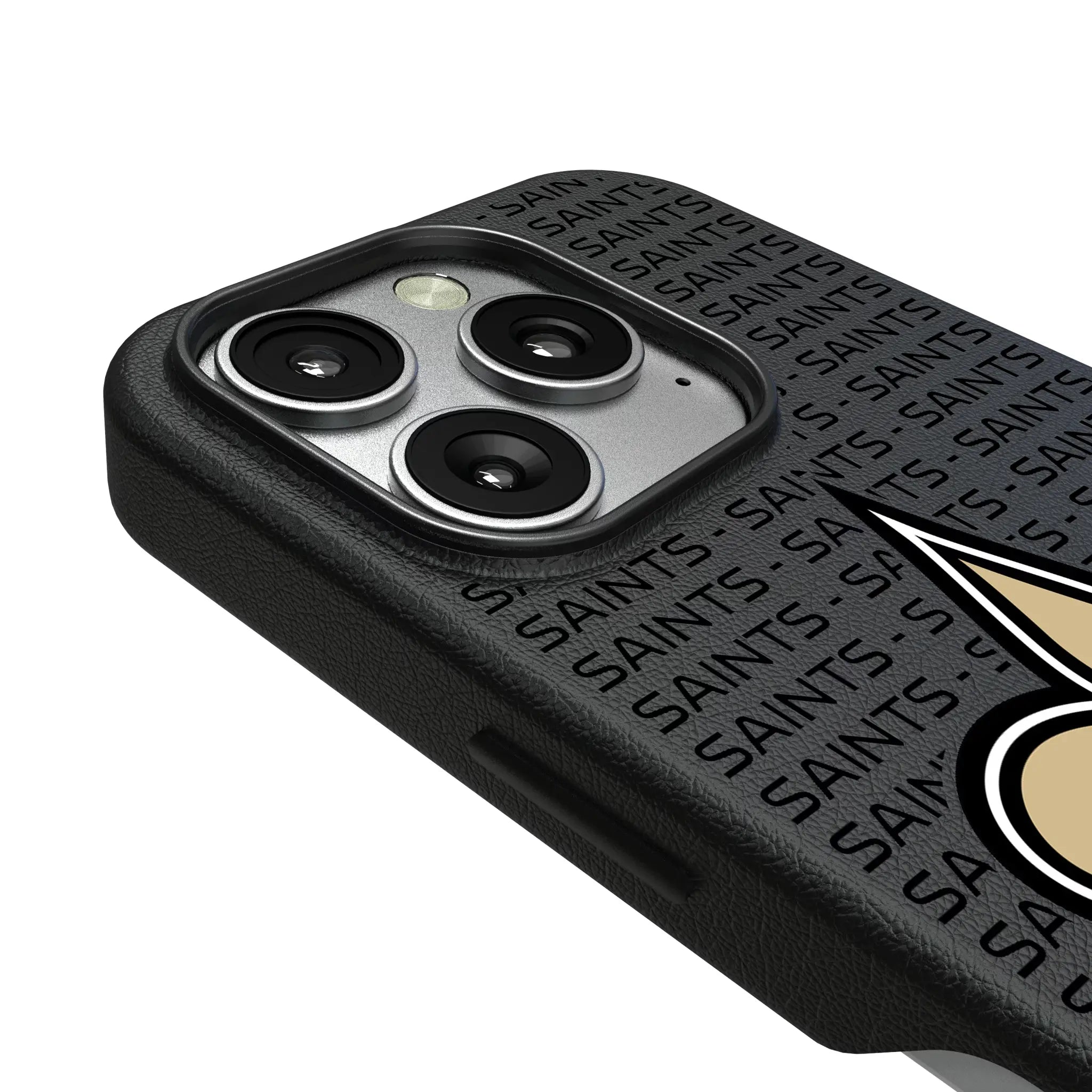 New Orleans Saints Text Backdrop MagSafe Compatible Phone Case for Apple iPhone