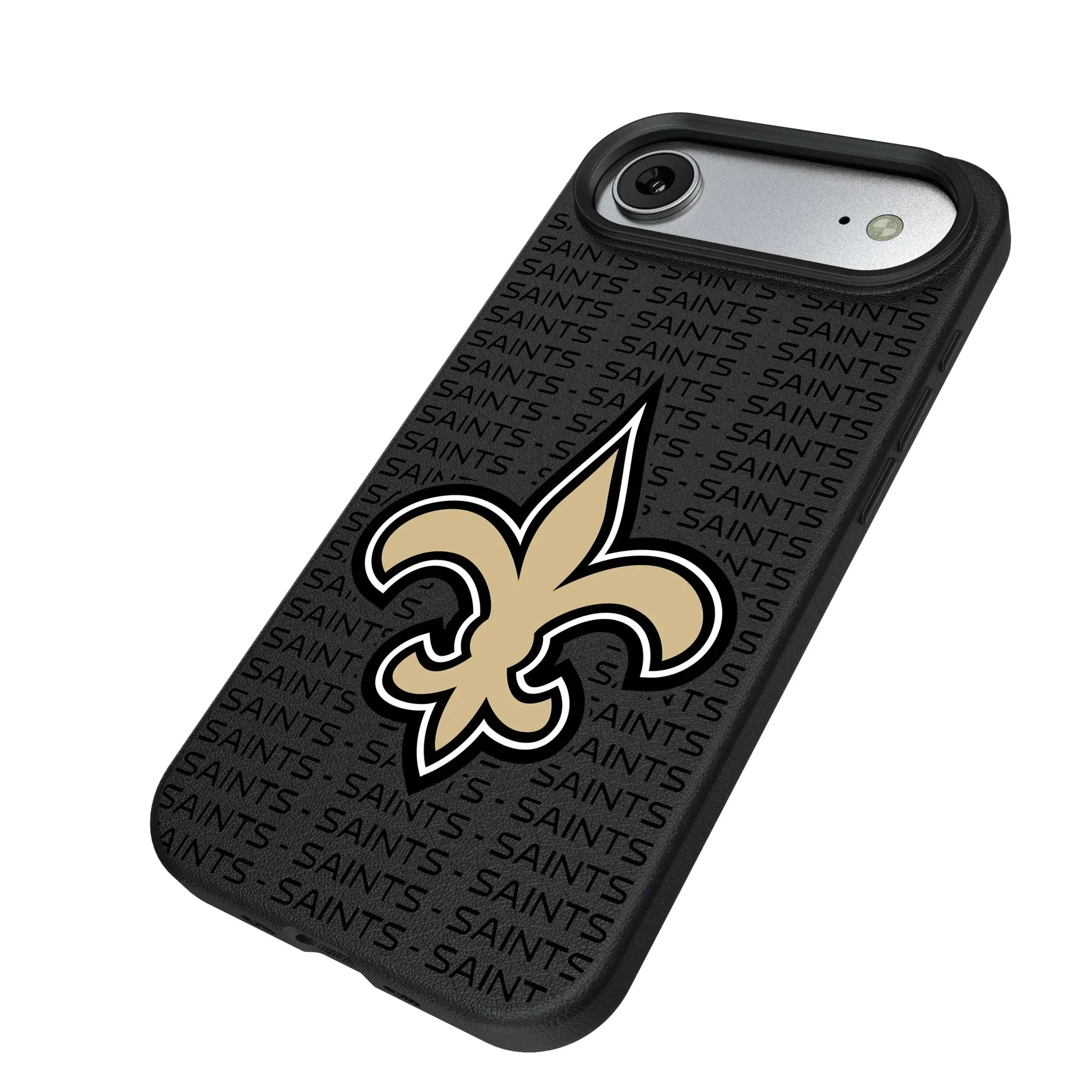 New Orleans Saints Text Backdrop MagSafe Compatible Phone Case for Apple iPhone
