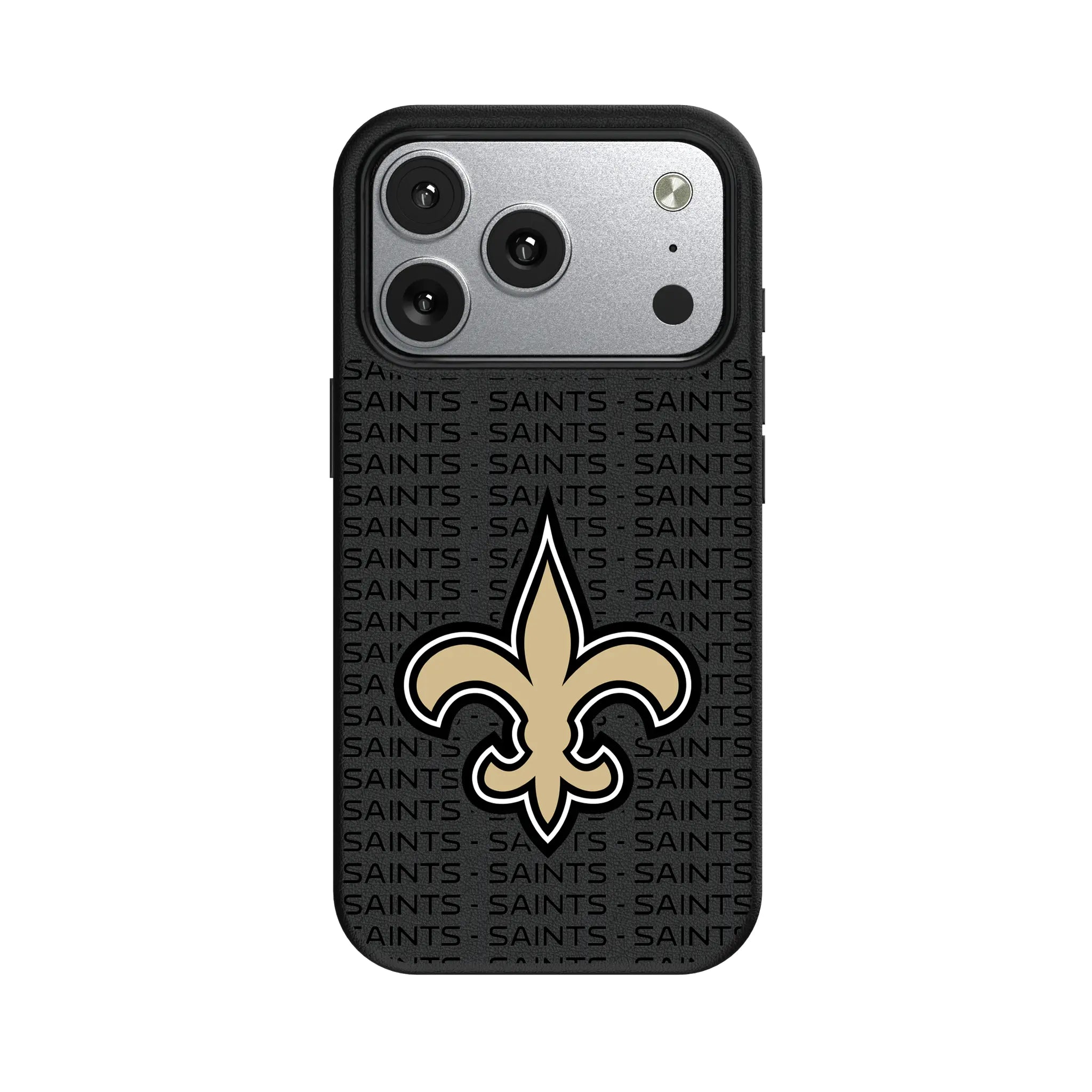 New Orleans Saints Text Backdrop MagSafe Compatible Phone Case for Apple iPhone