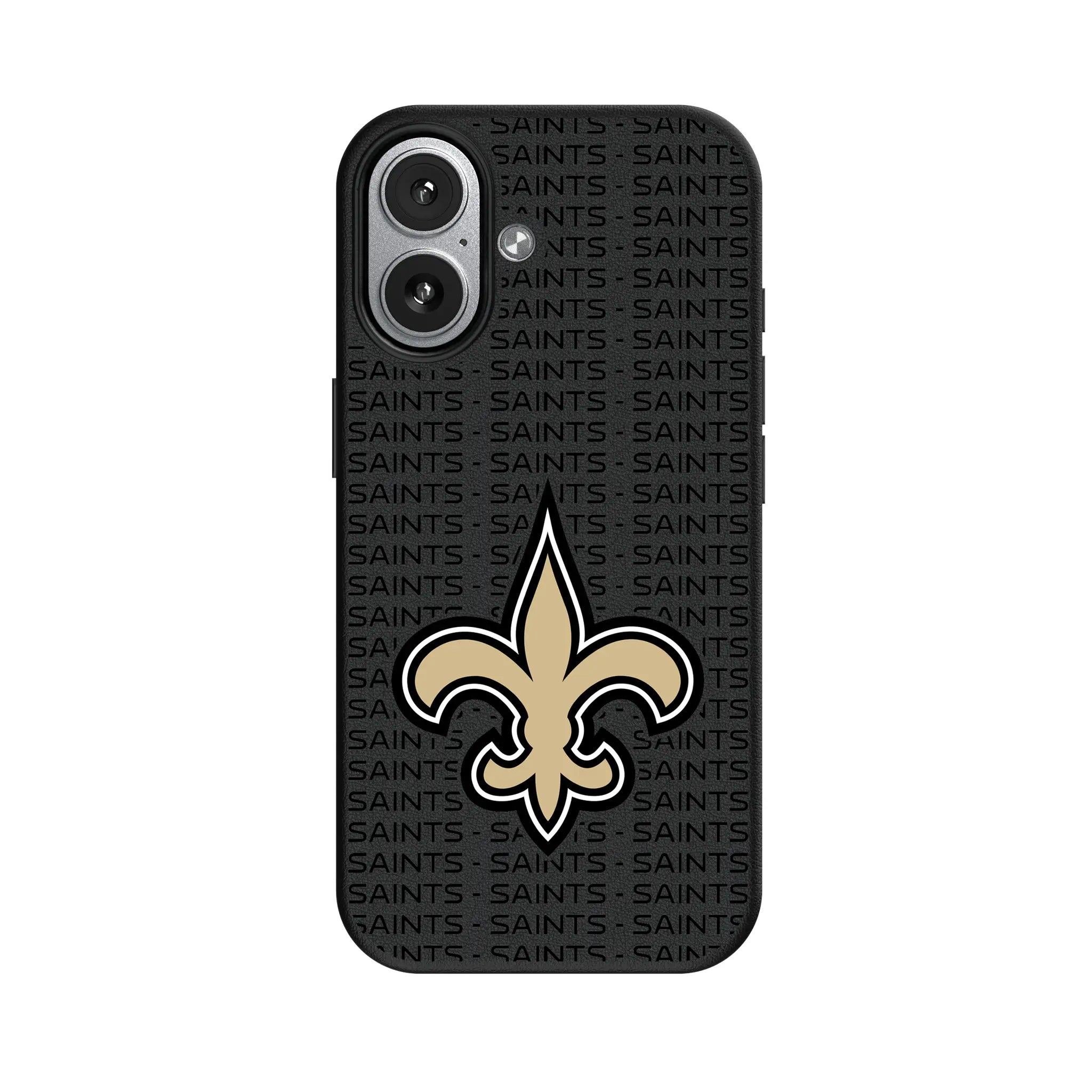 New Orleans Saints Text Backdrop MagSafe Compatible Phone Case for Apple iPhone