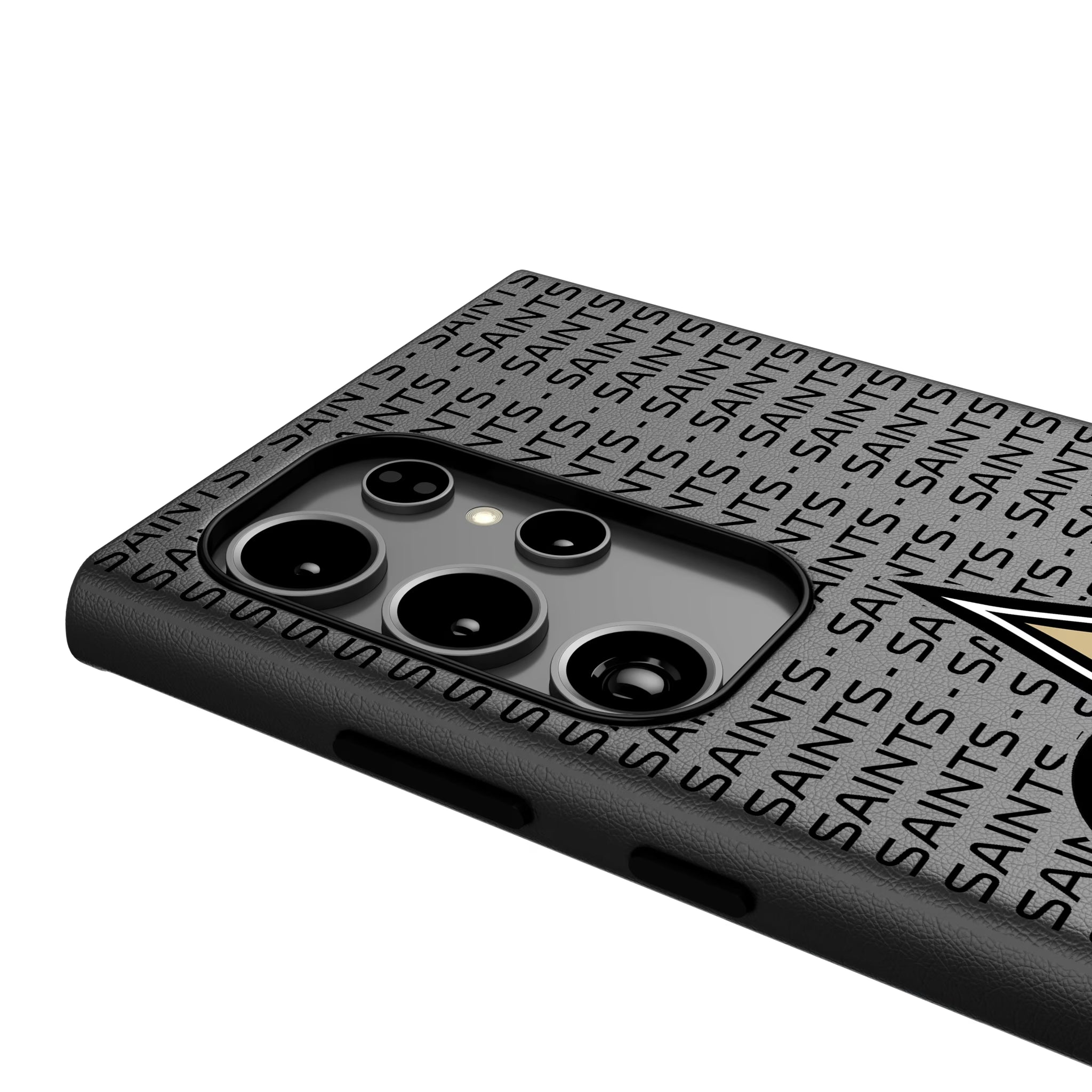 New Orleans Saints Text Backdrop MagSafe Compatible Phone Case for Samsung Galaxy