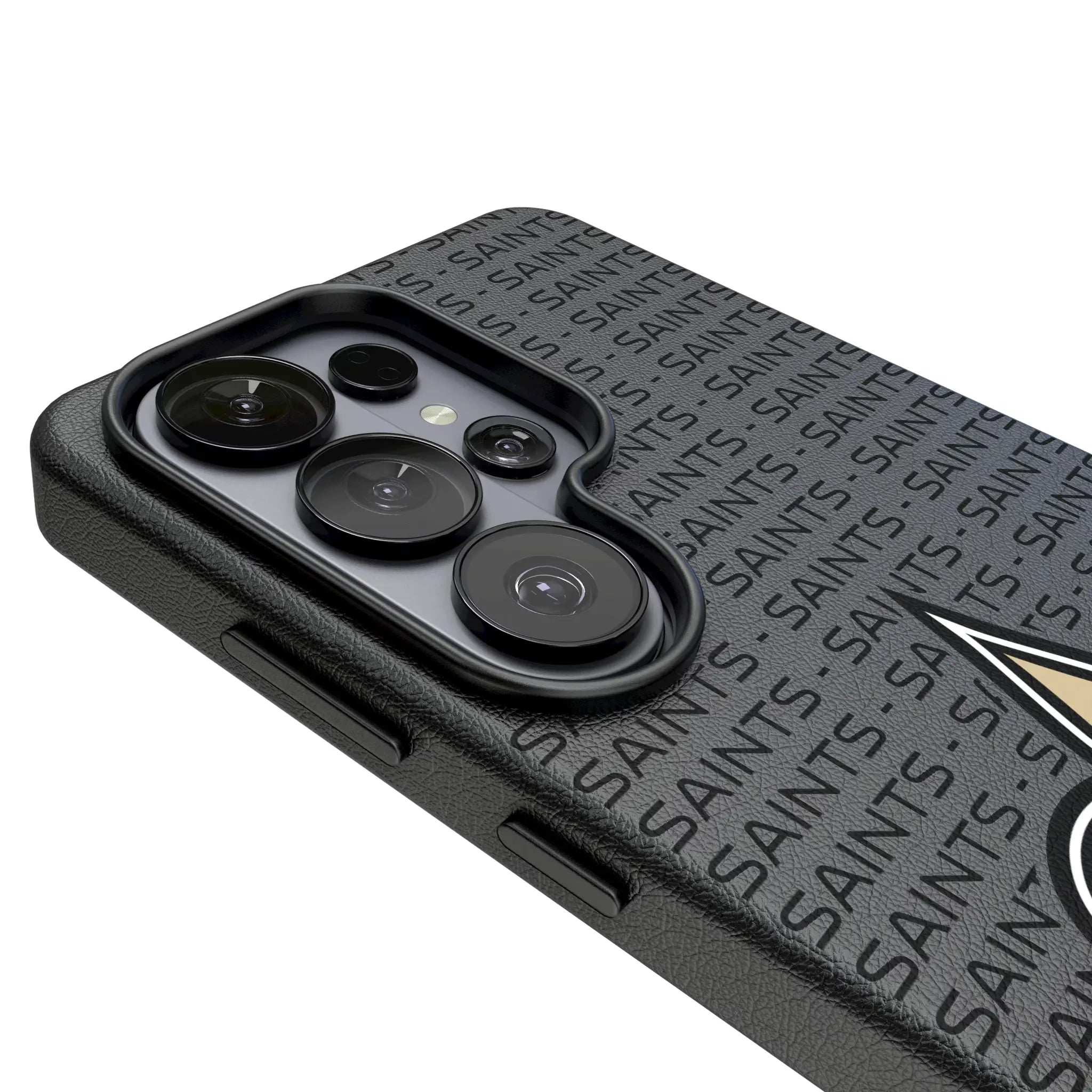 New Orleans Saints Text Backdrop MagSafe Compatible Phone Case for Samsung Galaxy