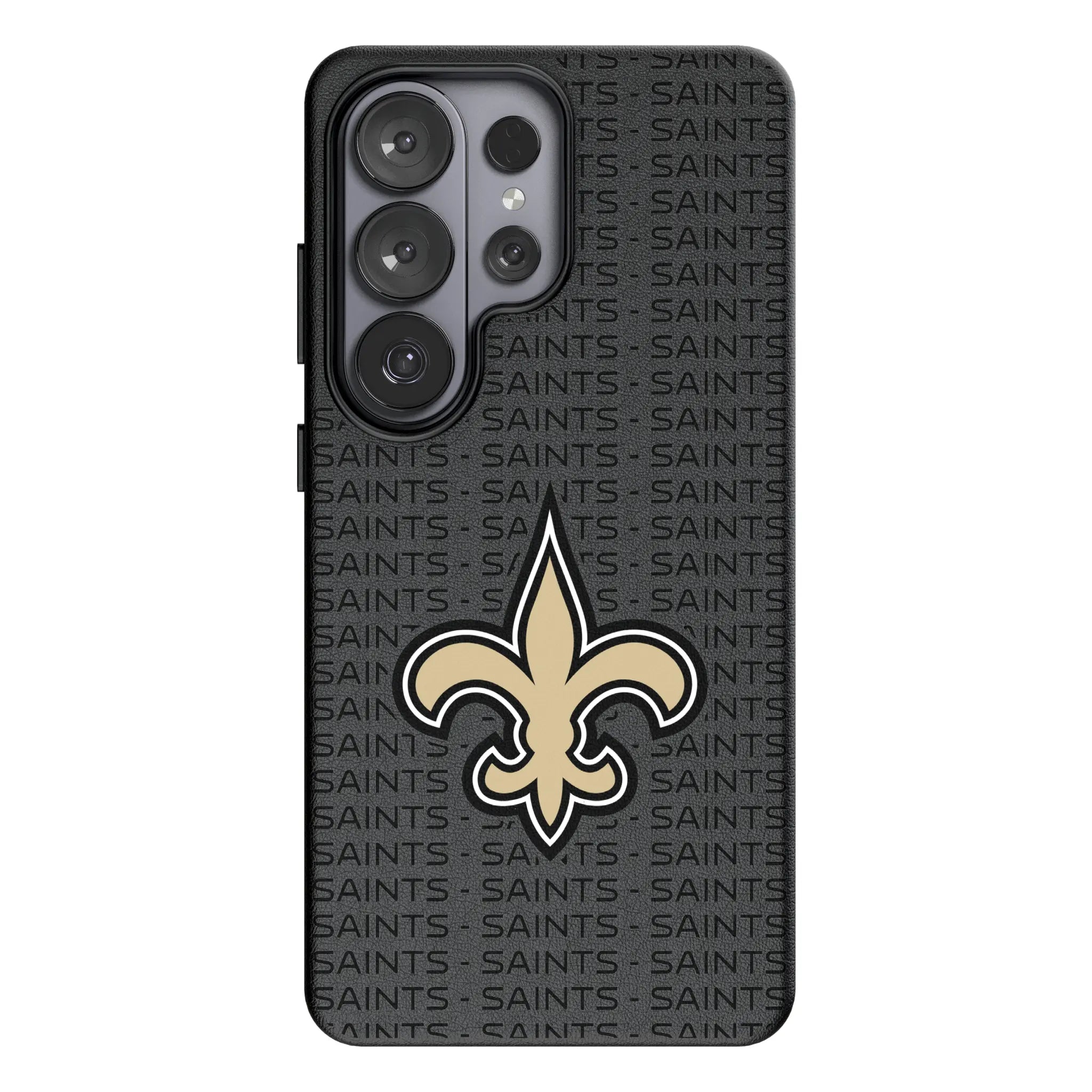 New Orleans Saints Text Backdrop MagSafe Compatible Phone Case for Samsung Galaxy