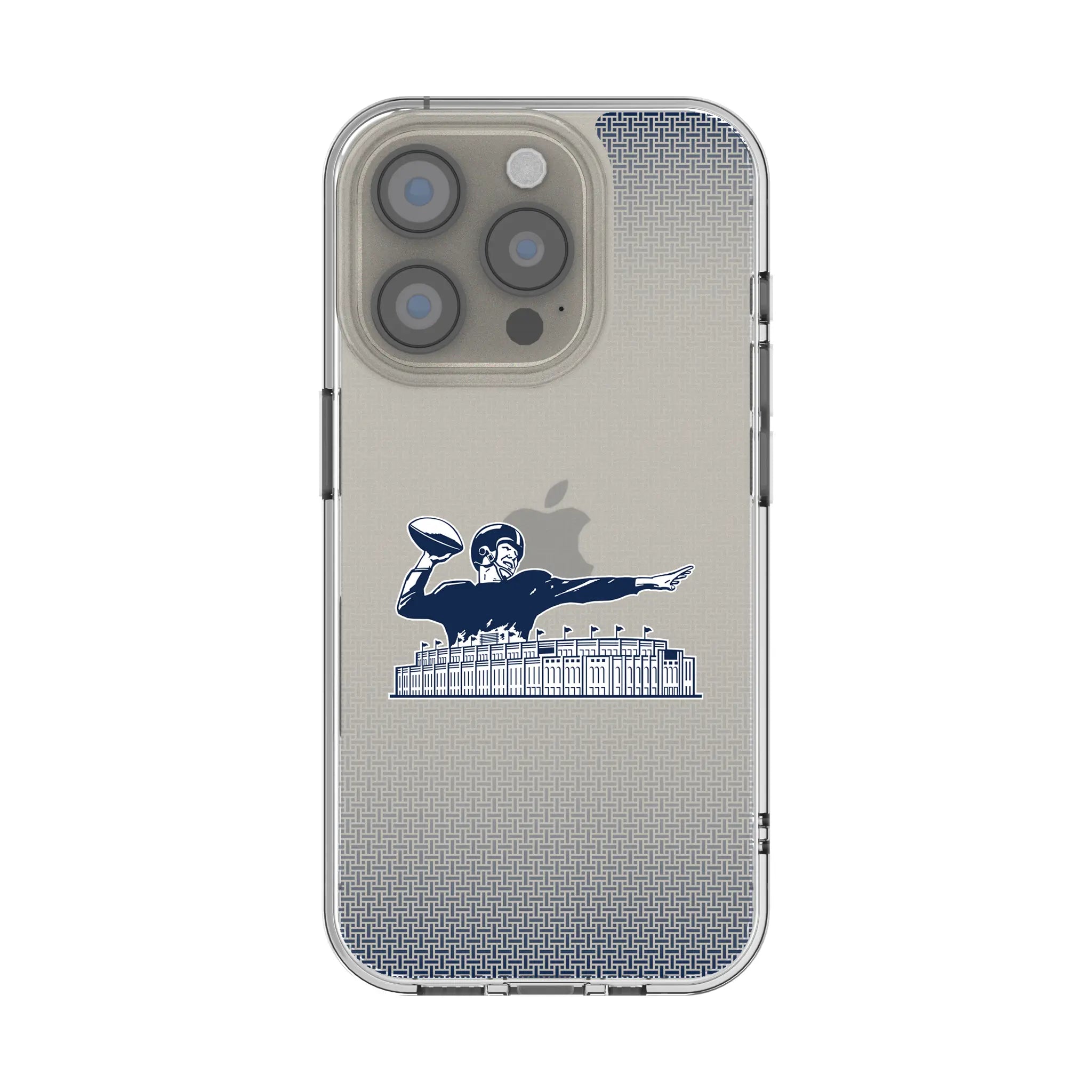 New York Giants 1960-1966 Historic Collection Linen Clear Phone Case for Apple iPhone
