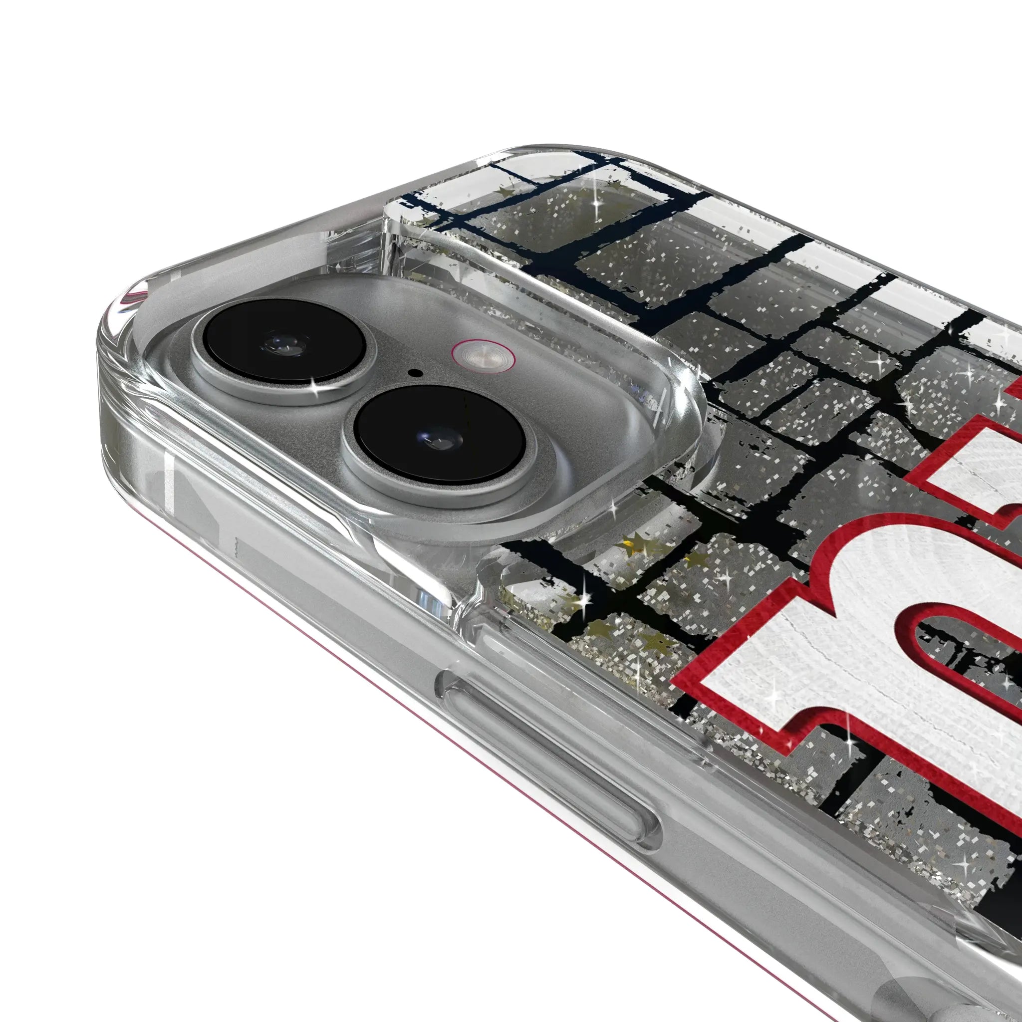 New York Giants Brick Glitter Phone Case for Apple iPhone