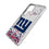 New York Giants Confetti Clear Phone Case for Samsung Galaxy