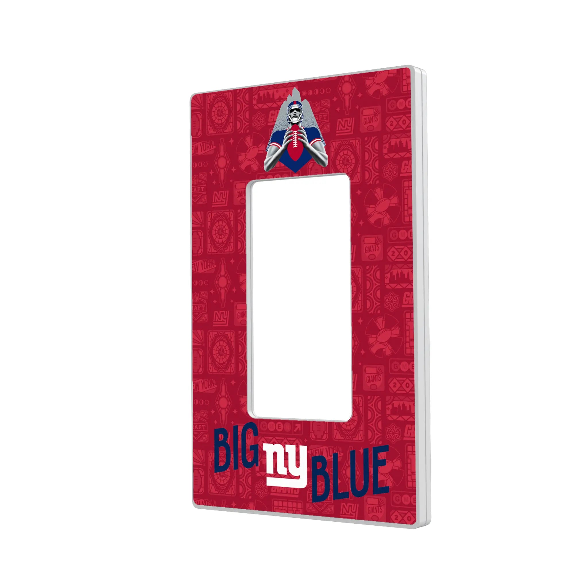 New York Giants 2024 Illustrated Limited Edition Hidden-Screw Light Switch Plate