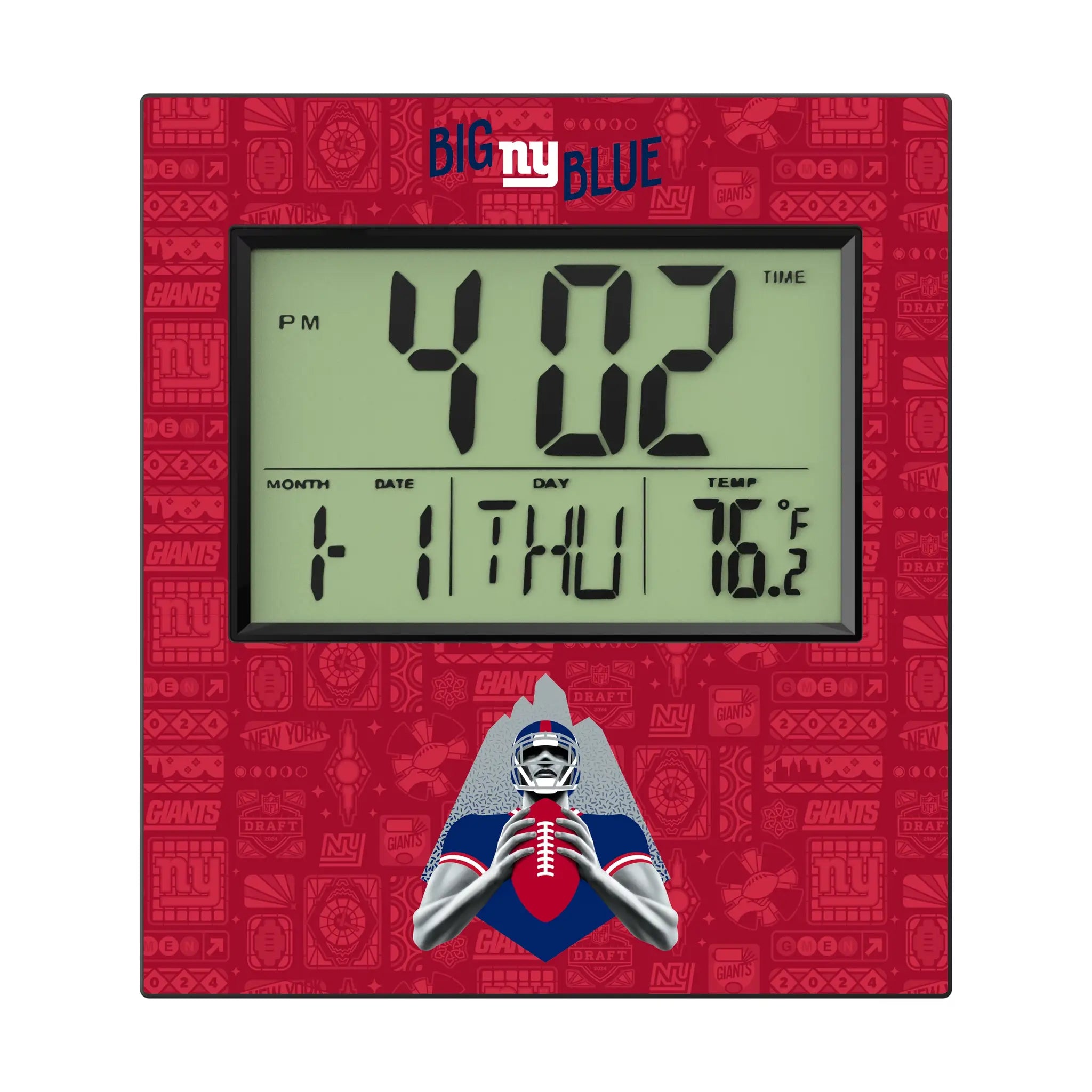 New York Giants 2024 Edition Wall Clock