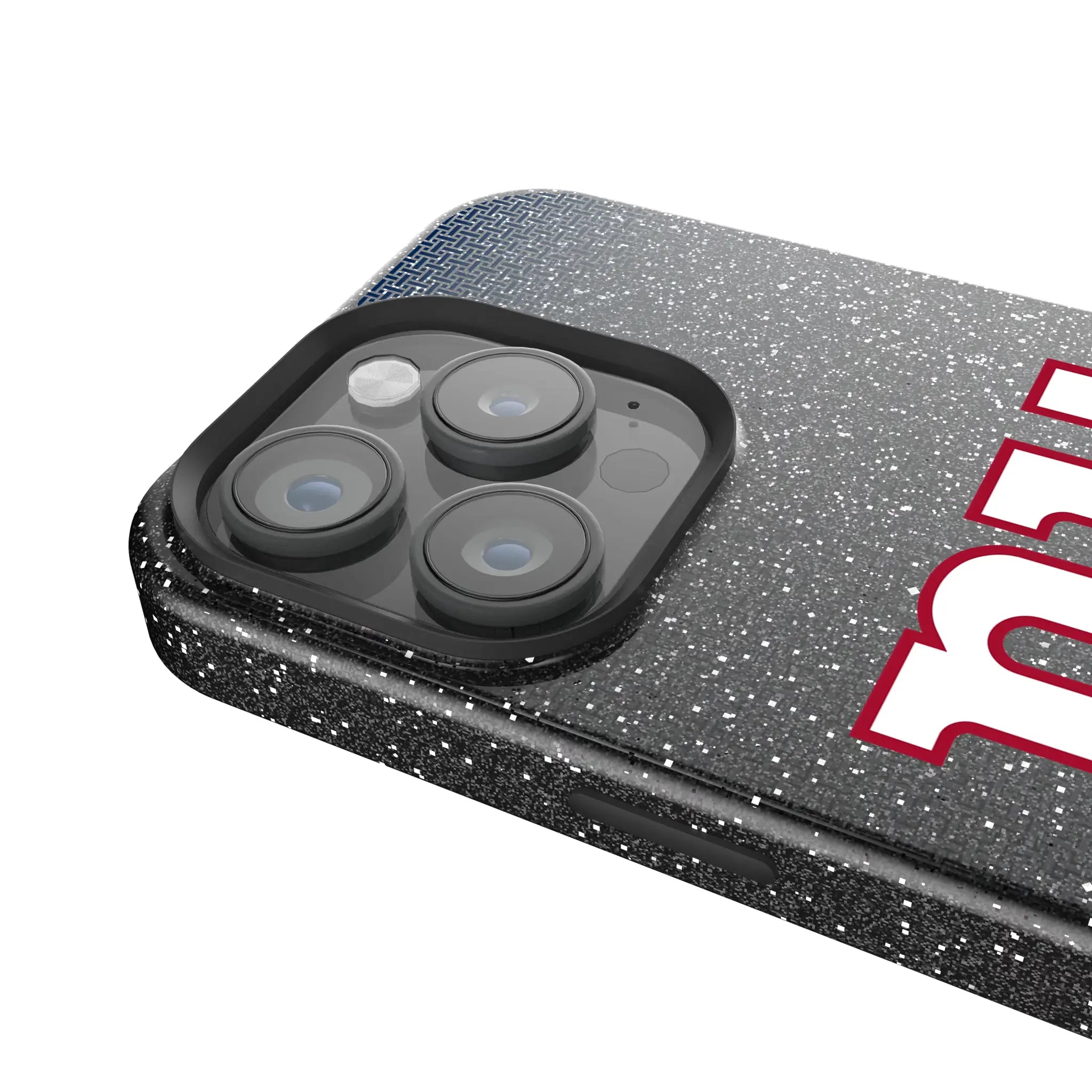 New York Giants Linen Bling Phone Case for Apple iPhone