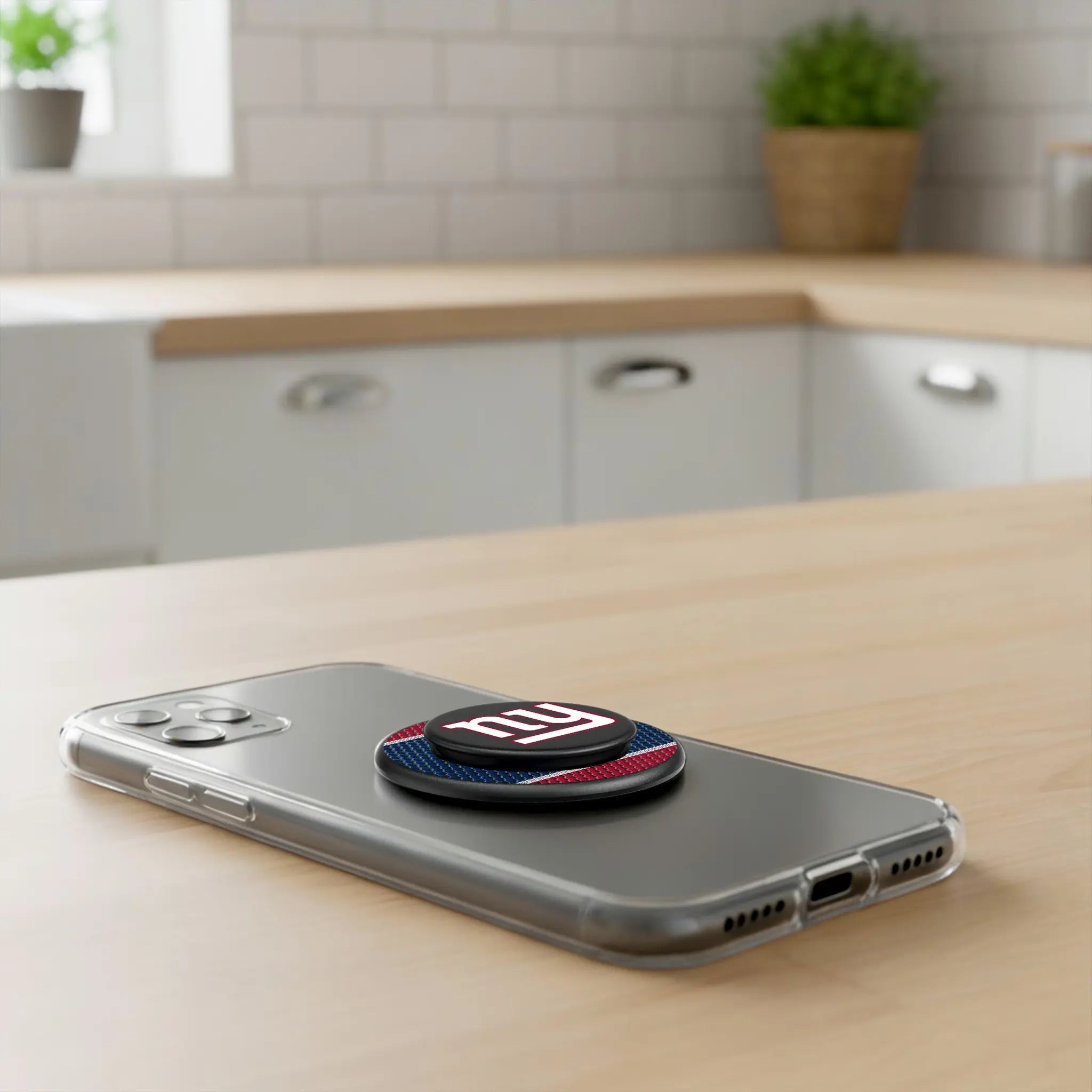 New York Giants Mesh PopSockets Magnetic Phone Grip and Stand