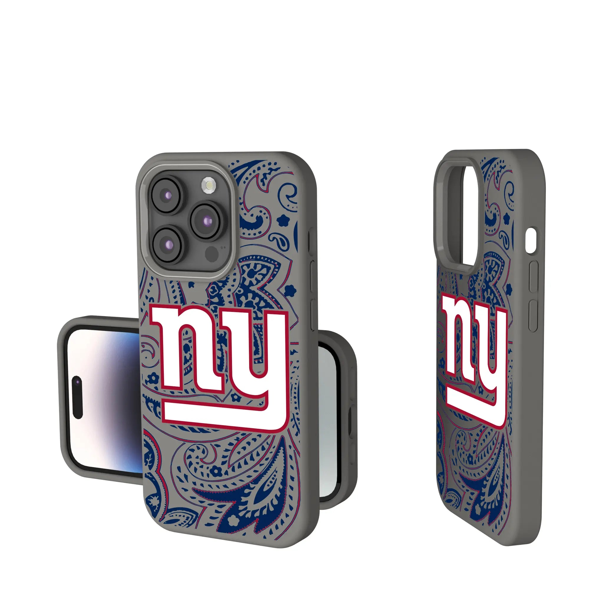 New York Giants Paisley Soft Touch Phone Case