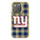 New York Giants Plaid Bling Phone Case