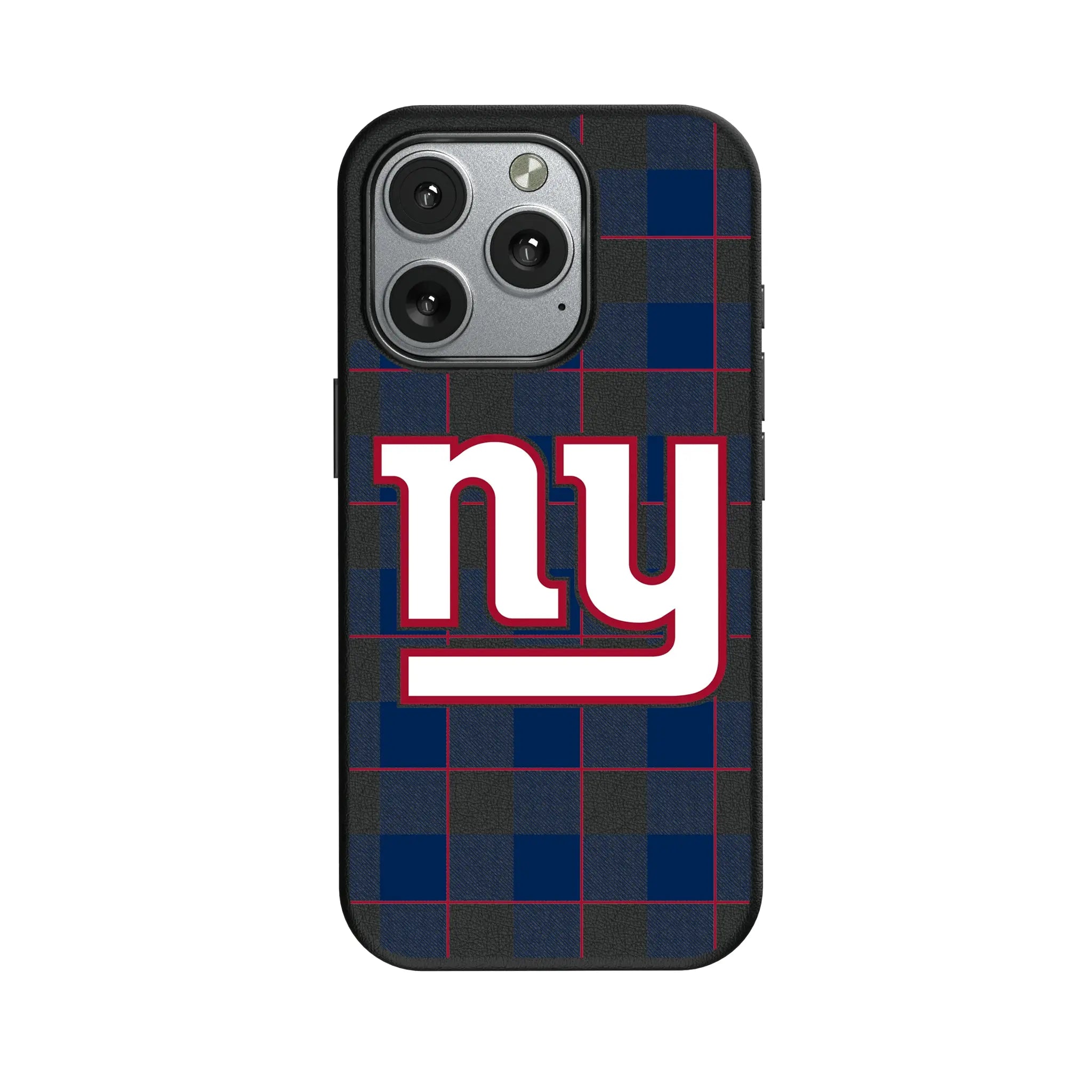 New York Giants Plaid MagSafe Compatible Phone Case for Apple iPhone