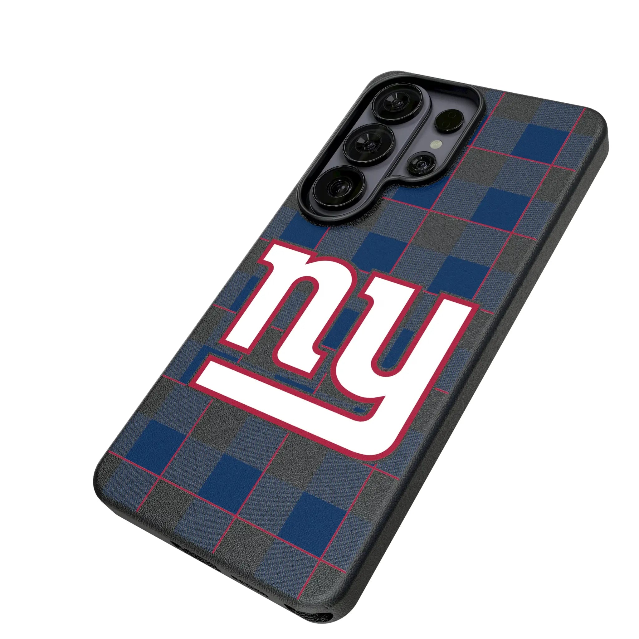 New York Giants Plaid MagSafe Compatible Phone Case for Samsung Galaxy