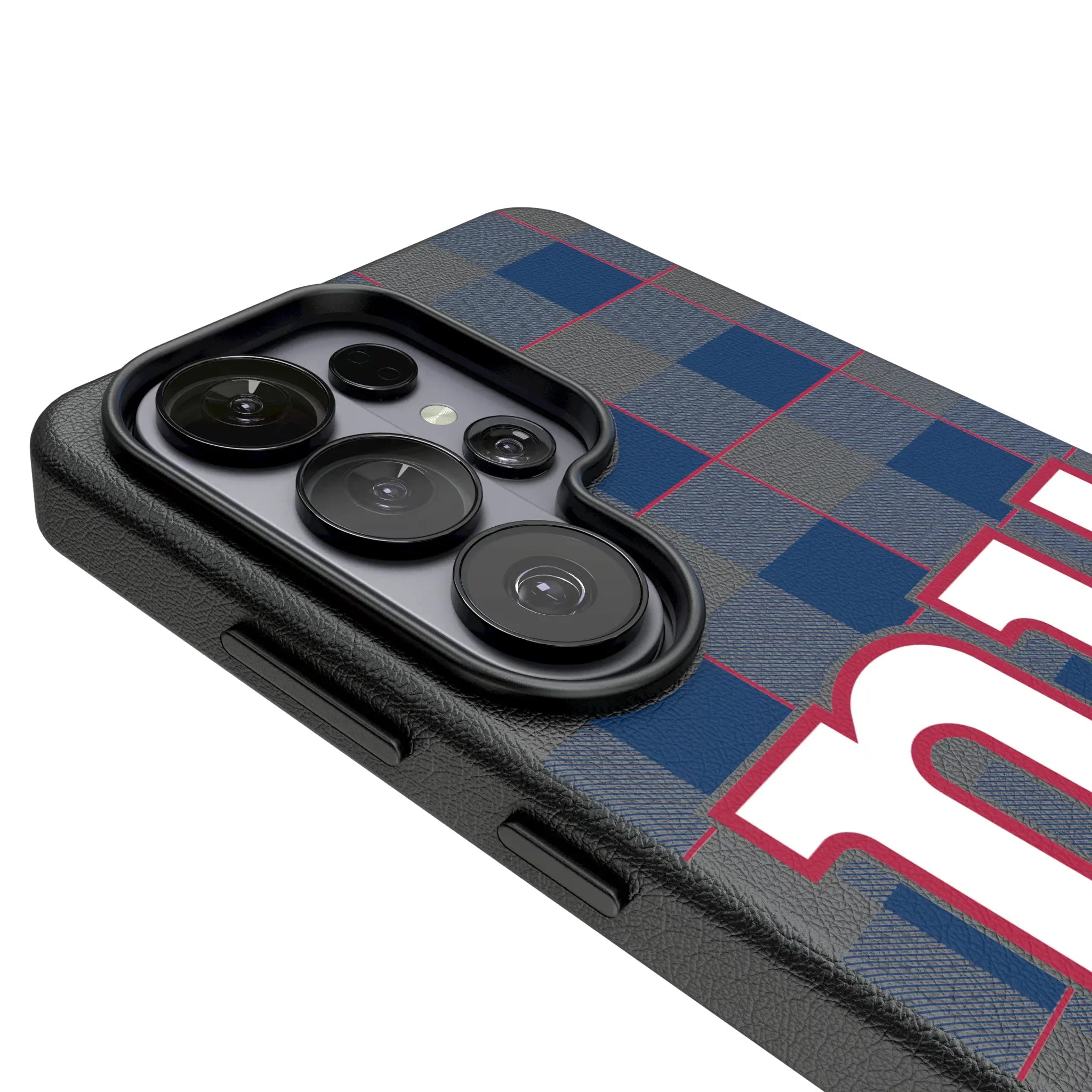 New York Giants Plaid MagSafe Compatible Phone Case for Samsung Galaxy
