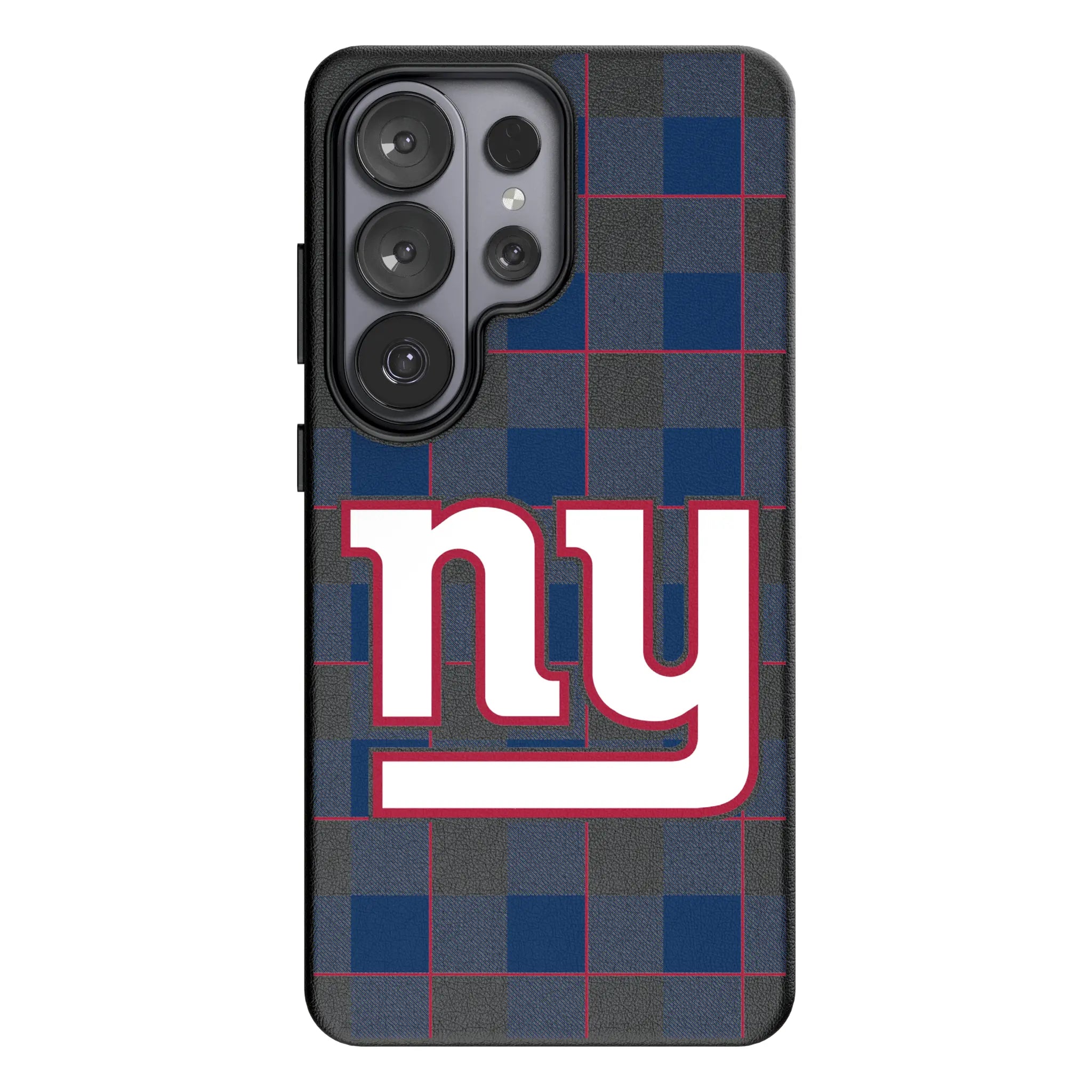 New York Giants Plaid MagSafe Compatible Phone Case for Samsung Galaxy