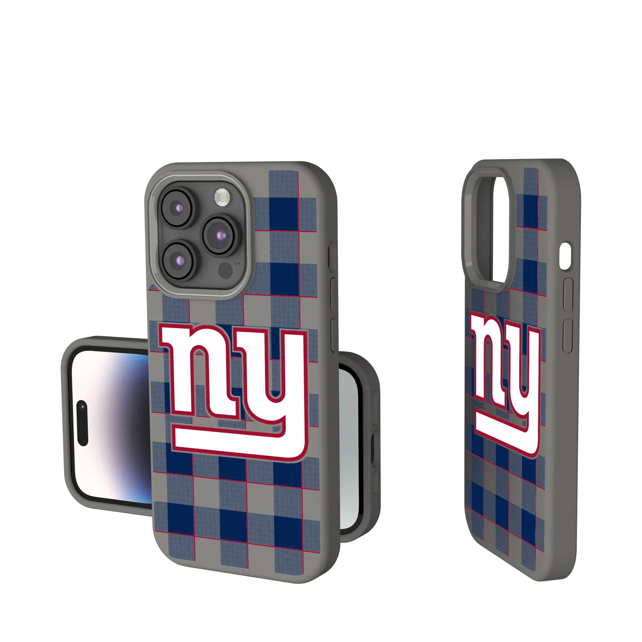 New York Giants Plaid Soft Touch Phone Case