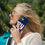 New York Giants Stripe Bump Phone Case
