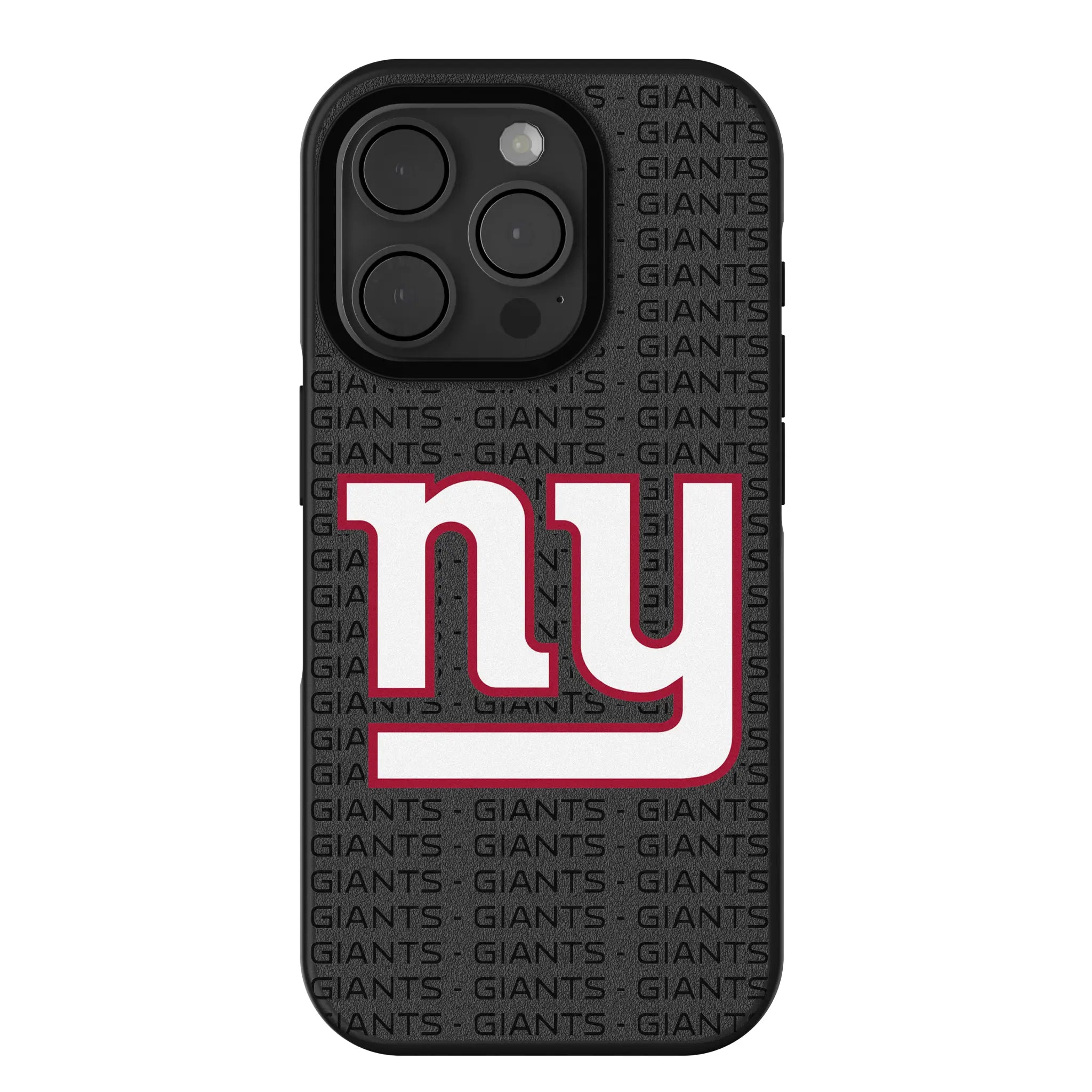 New York Giants Text Backdrop Bump Phone Case