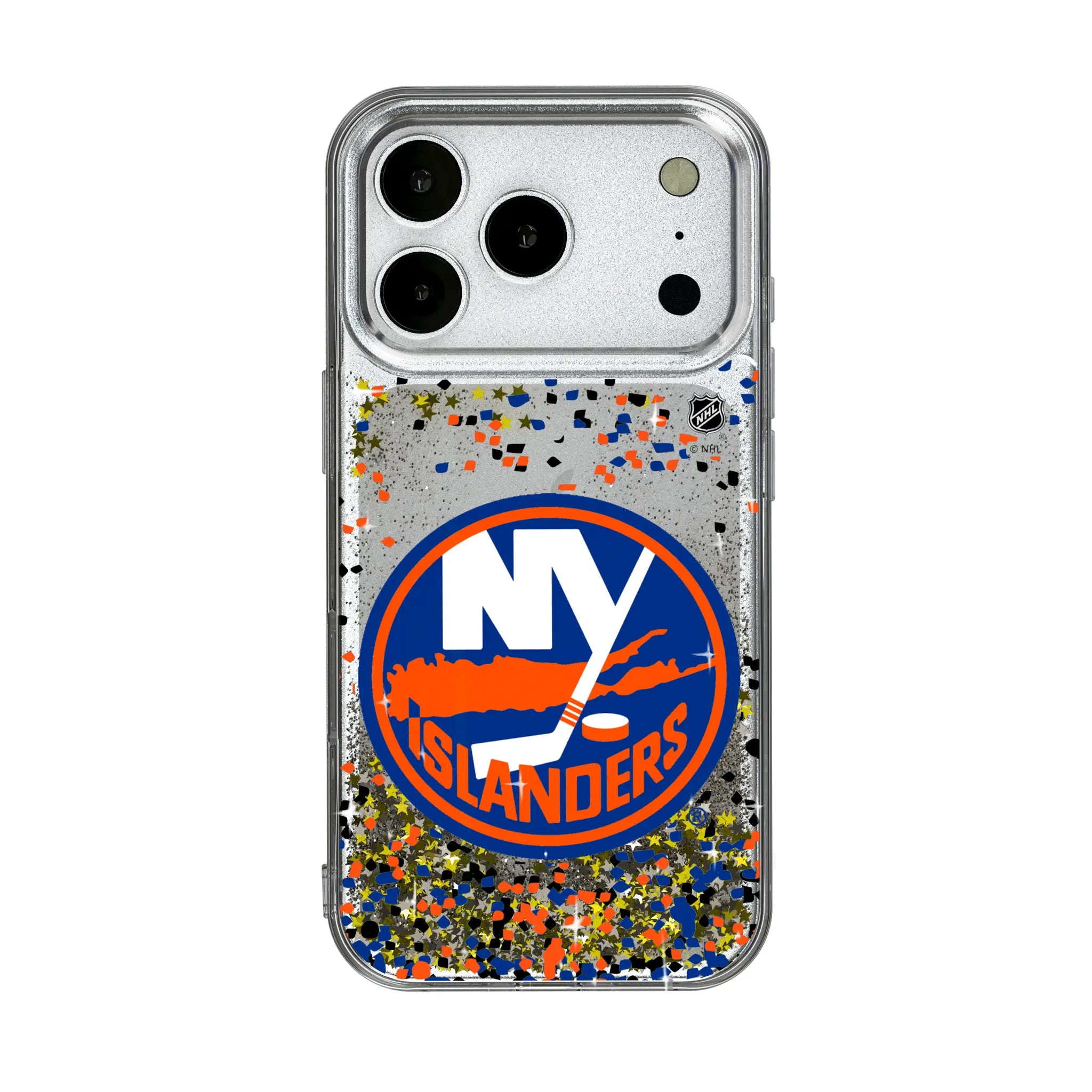 New York Islanders Confetti Glitter Phone Case