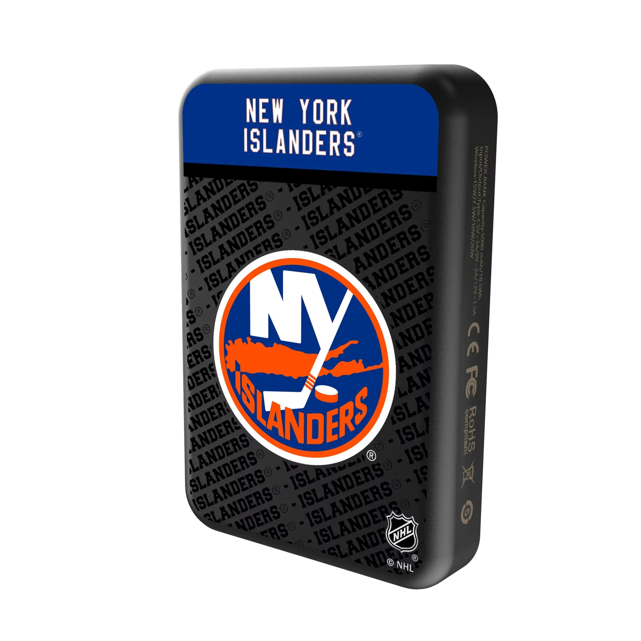 New York Islanders Endzone Plus Wireless Mag Power Bank