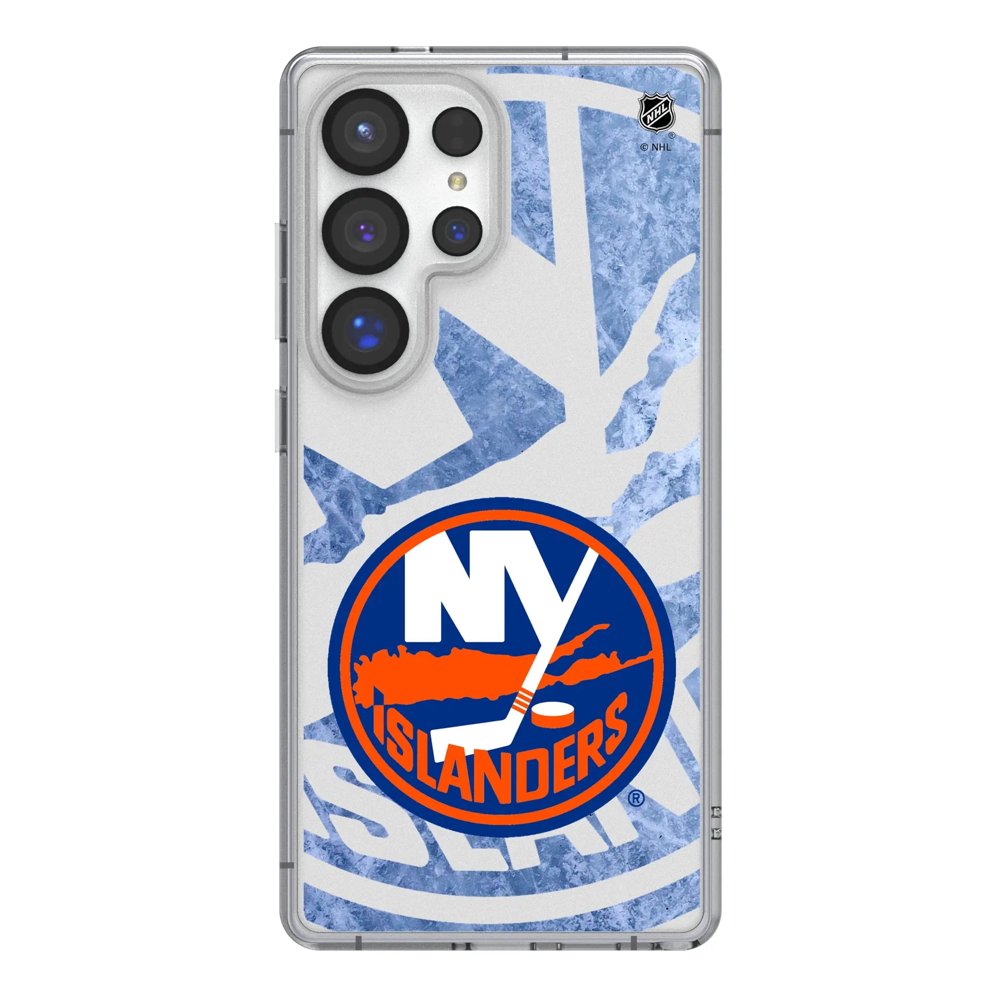 New York Islanders Ice Tilt Clear Phone Case for Samsung Galaxy