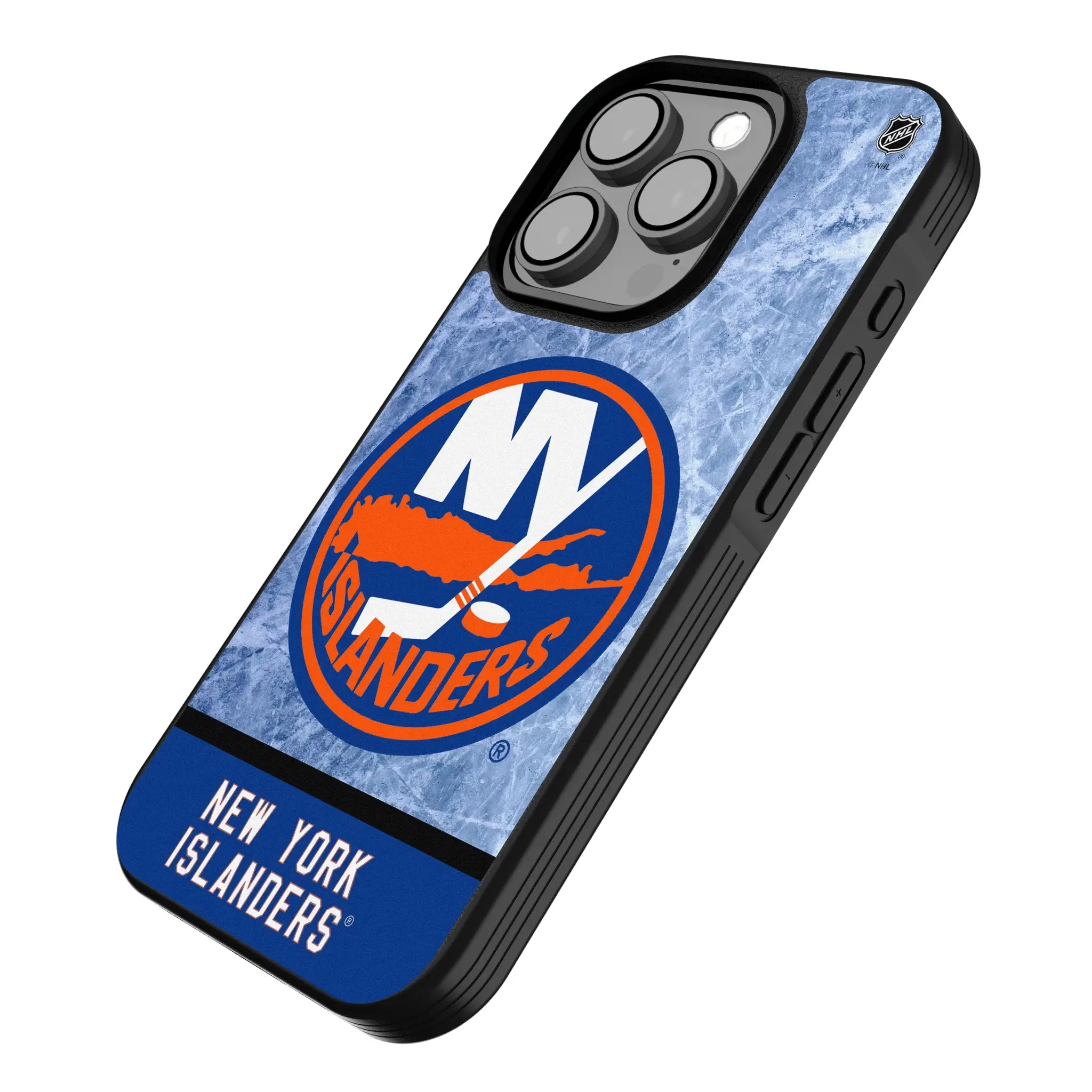 New York Islanders Ice Wordmark Bump Phone Case