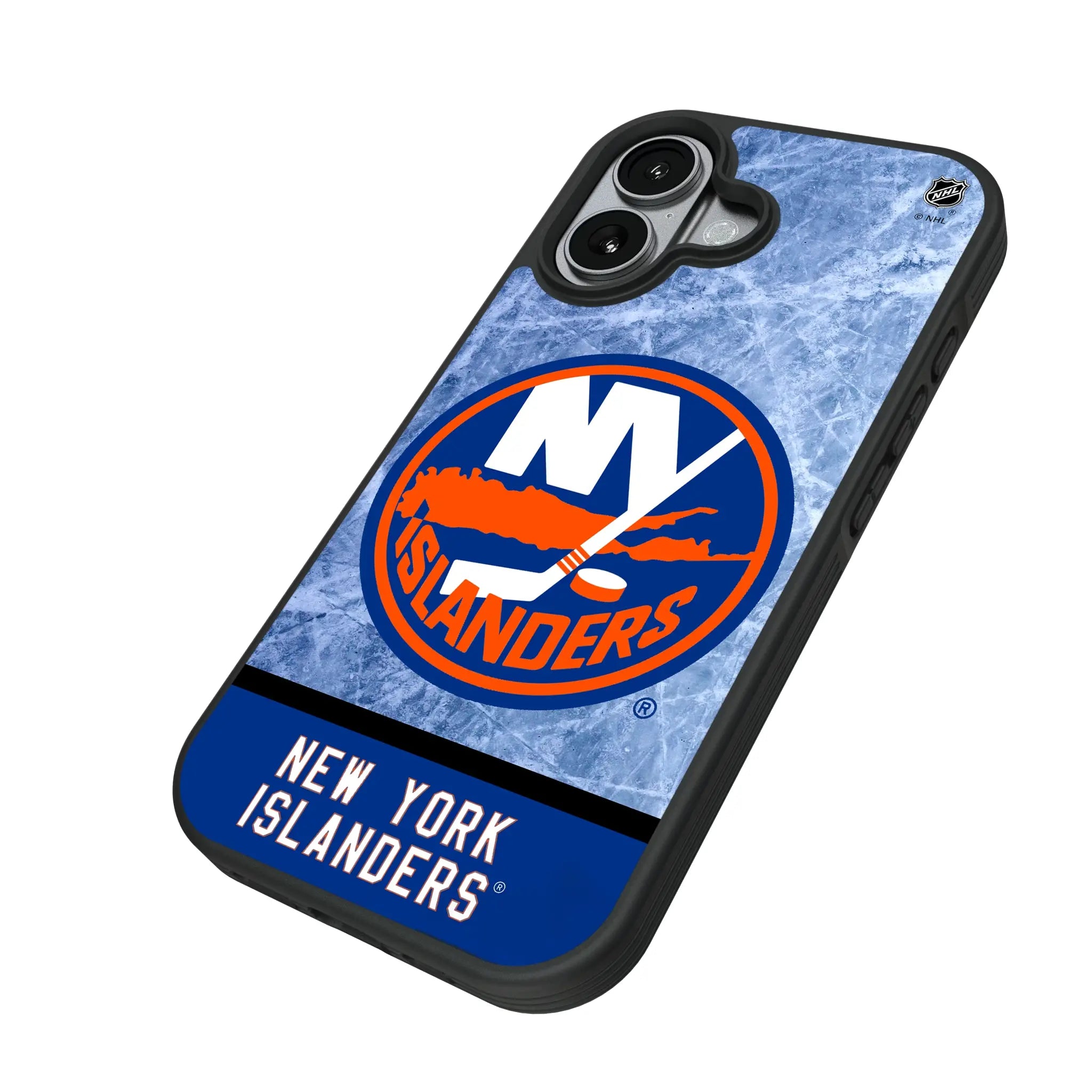 New York Islanders Ice Wordmark Bump Phone Case