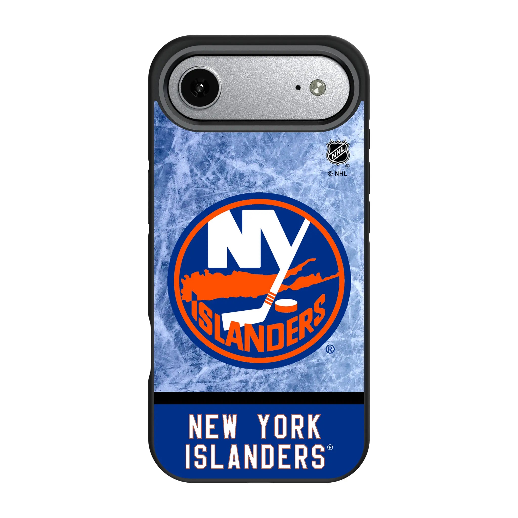 New York Islanders Ice Wordmark Bump Phone Case