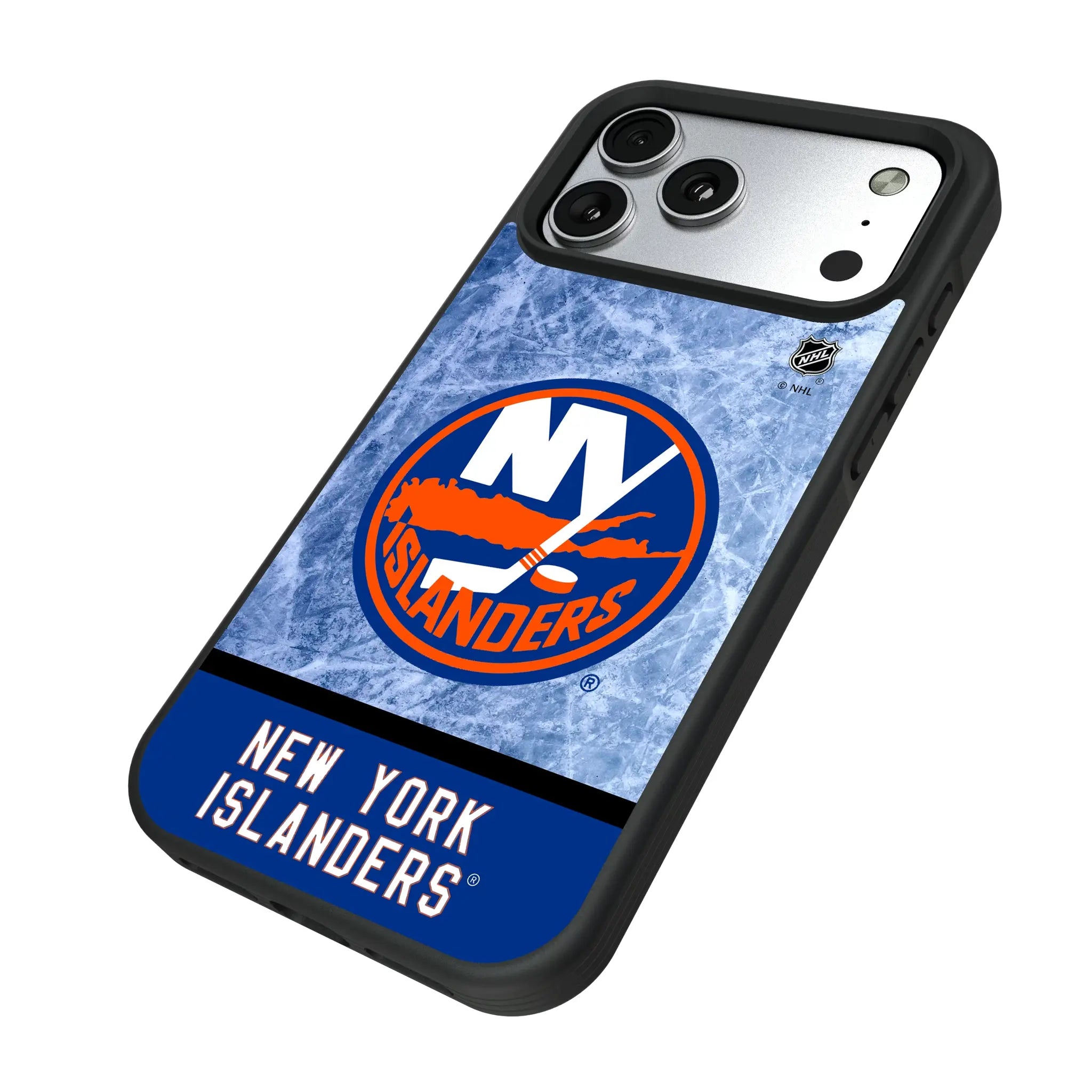 New York Islanders Ice Wordmark Bump Phone Case