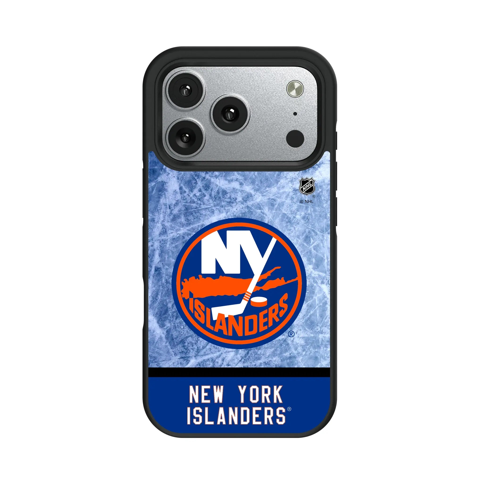 New York Islanders Ice Wordmark Bump Phone Case