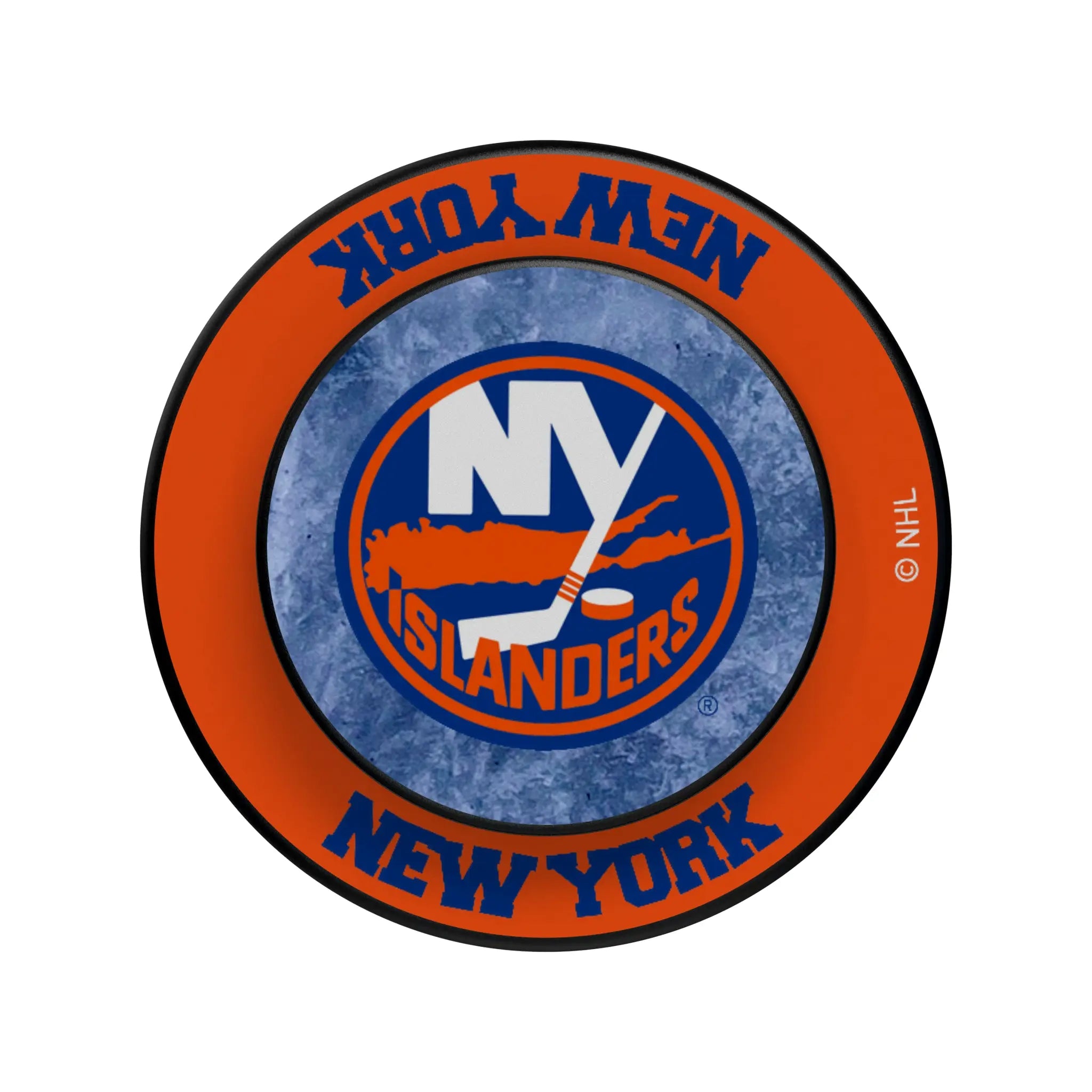 New York Islanders Ice Wordmark PopSockets Magnetic Phone Grip and Stand