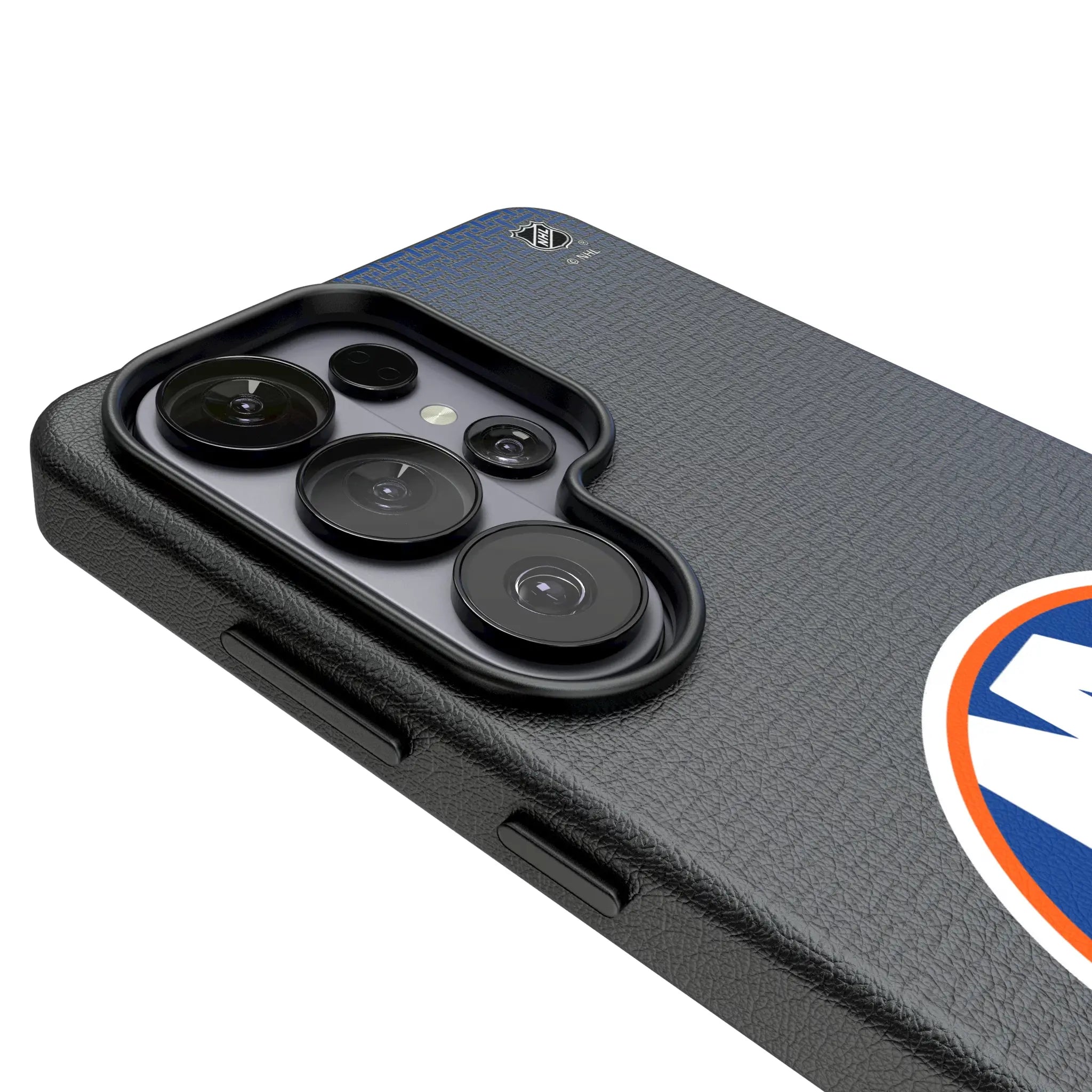 New York Islanders Linen MagSafe Compatible Phone Case for Samsung Galaxy