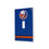 New York Islanders Stripe Hidden-Screw Light Switch Plate