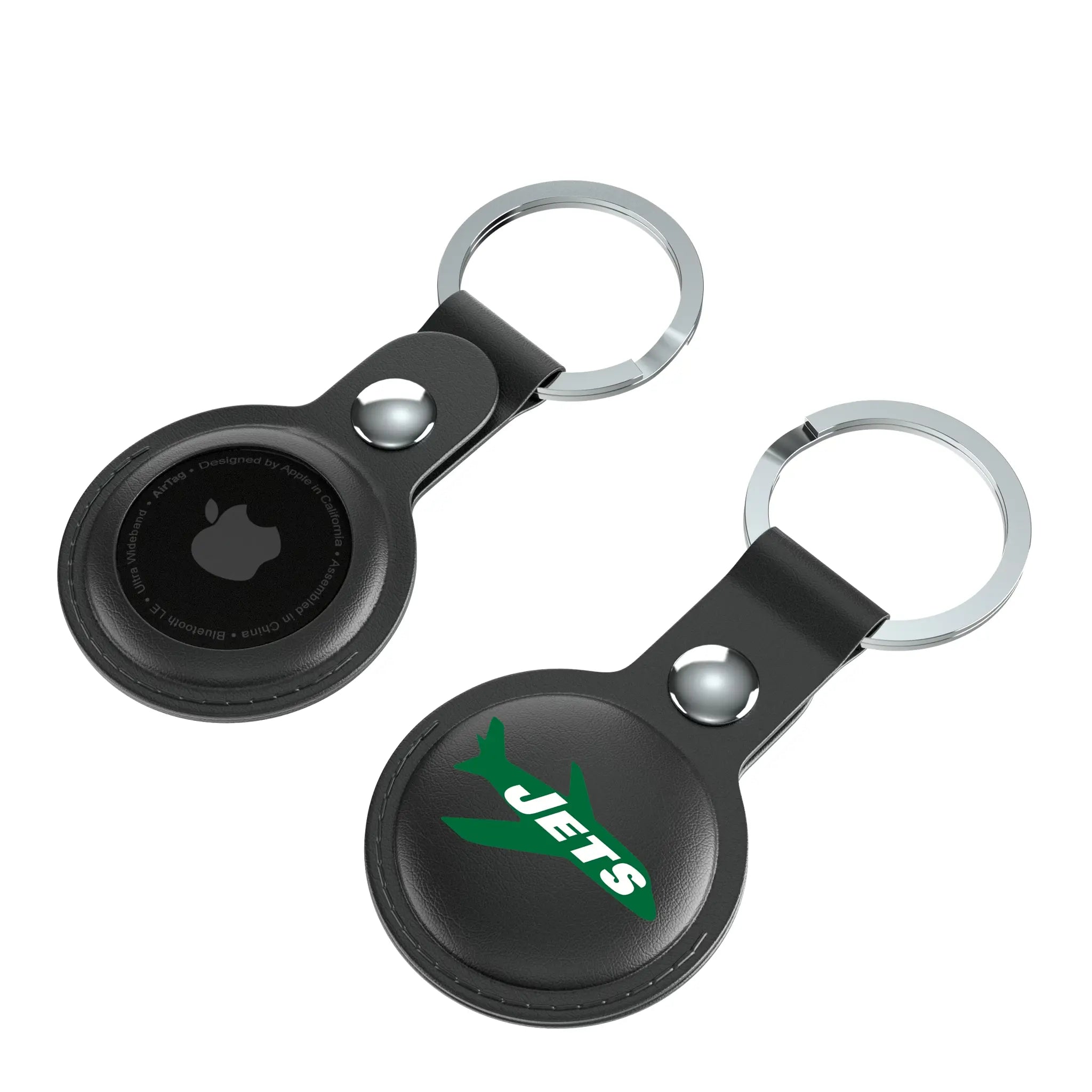 New York Jets 1963 Historic Collection Insignia Black Airtag Holder 2-Pack