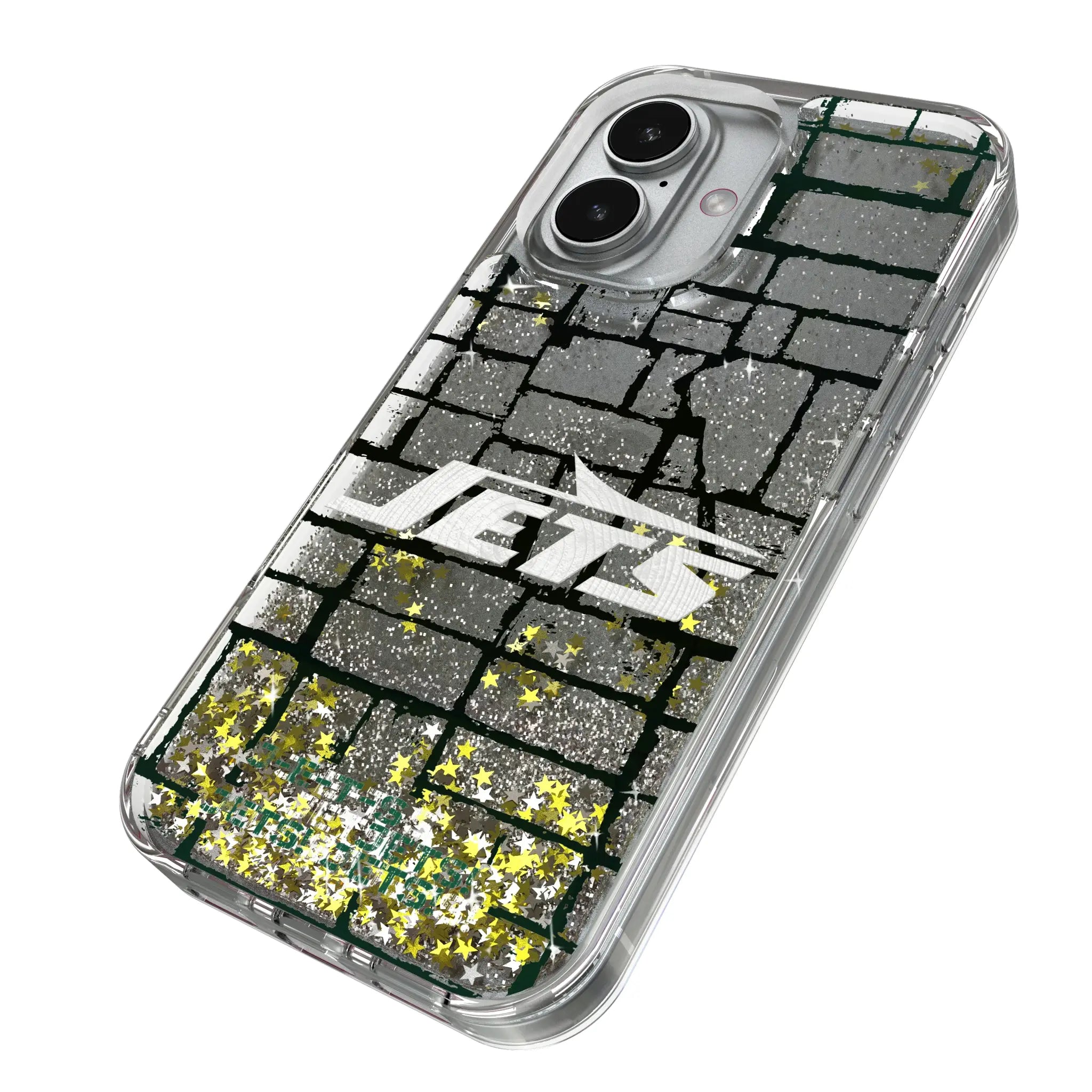 New York Jets Brick Glitter Phone Case for Apple iPhone