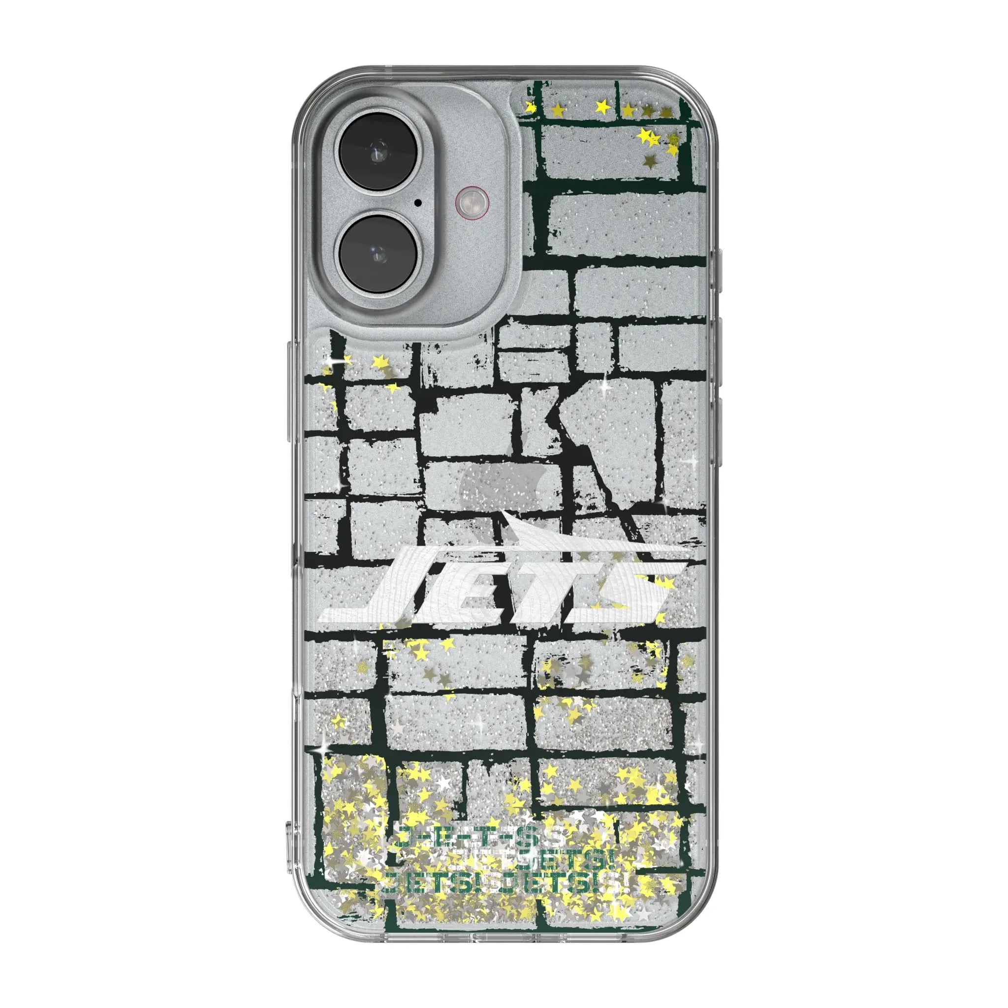 New York Jets Brick Glitter Phone Case for Apple iPhone