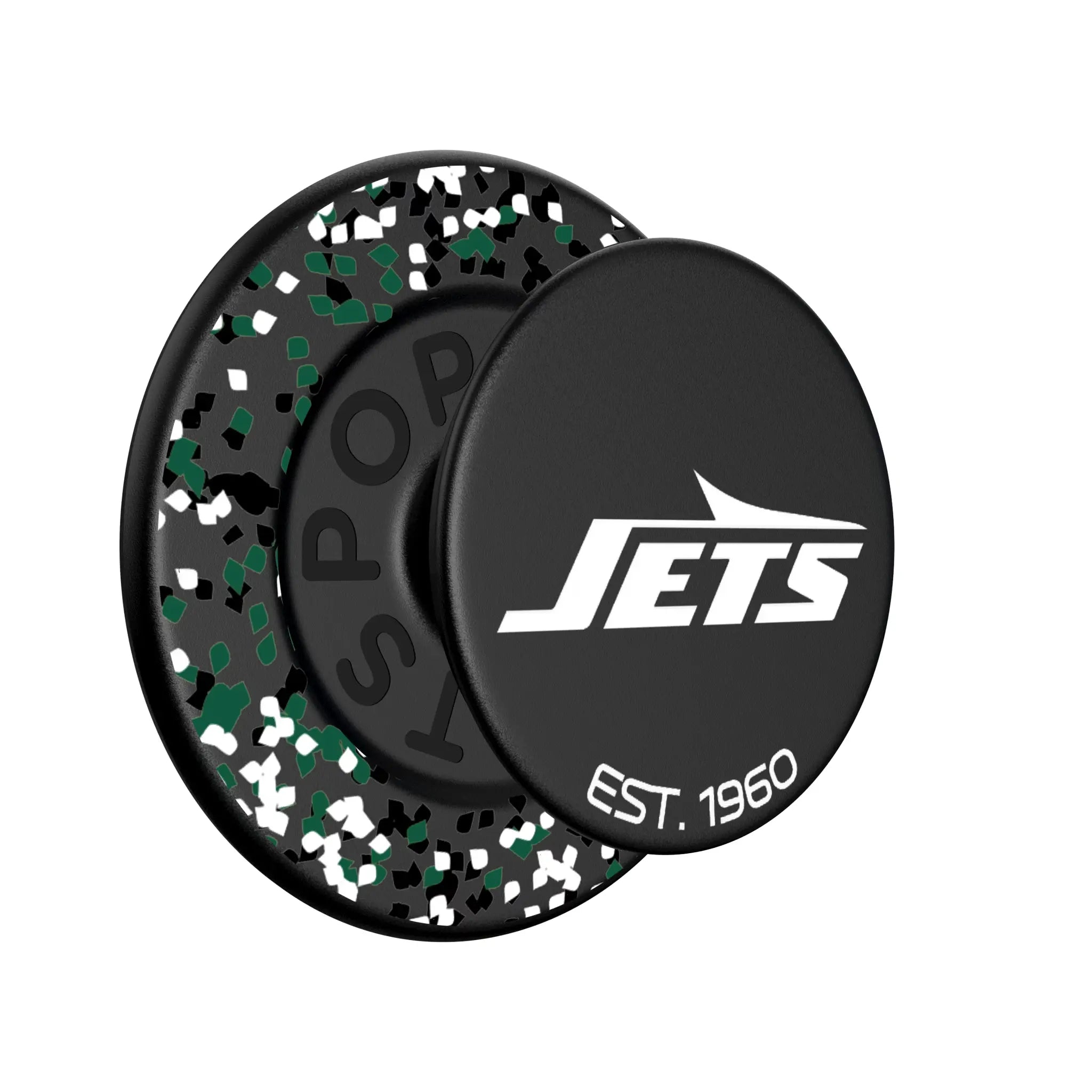 New York Jets Confetti PopSockets Magnetic Phone Grip and Stand
