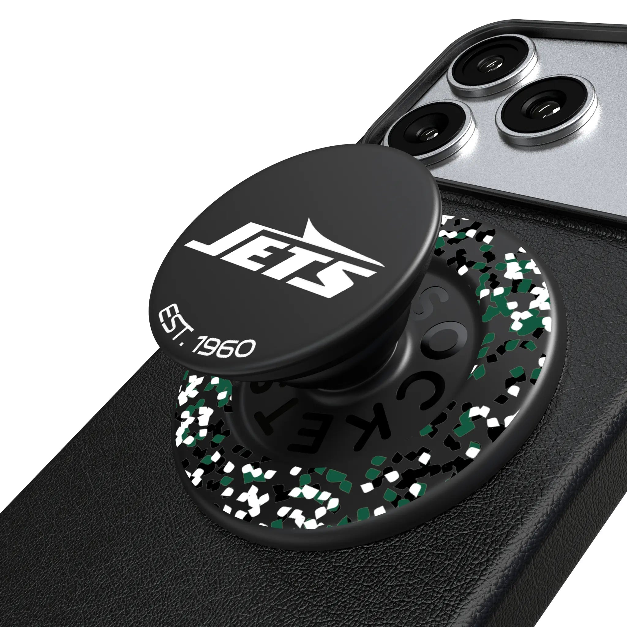 New York Jets Confetti PopSockets Magnetic Phone Grip and Stand