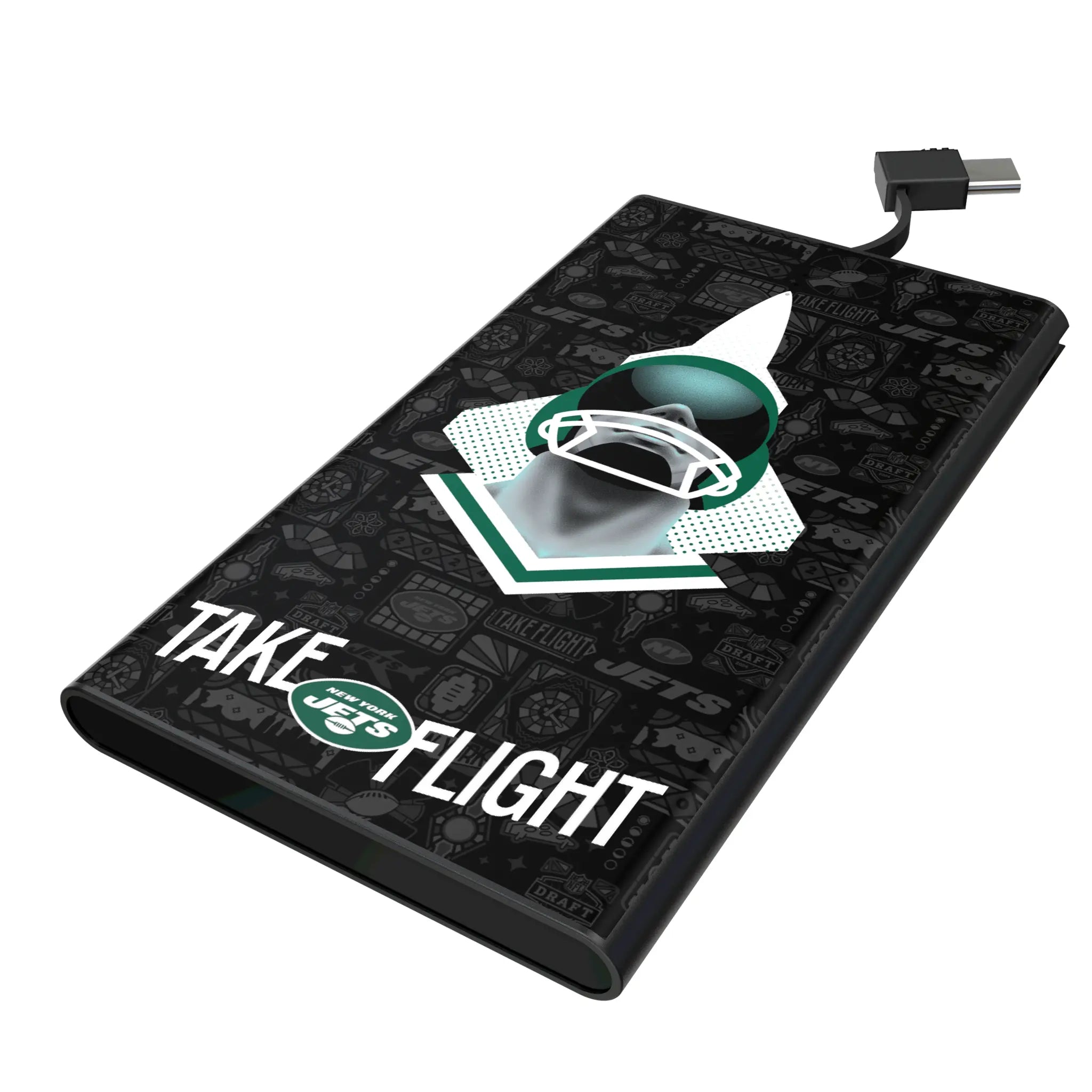 New York Jets Deco 5000mAh Flat Powerbank