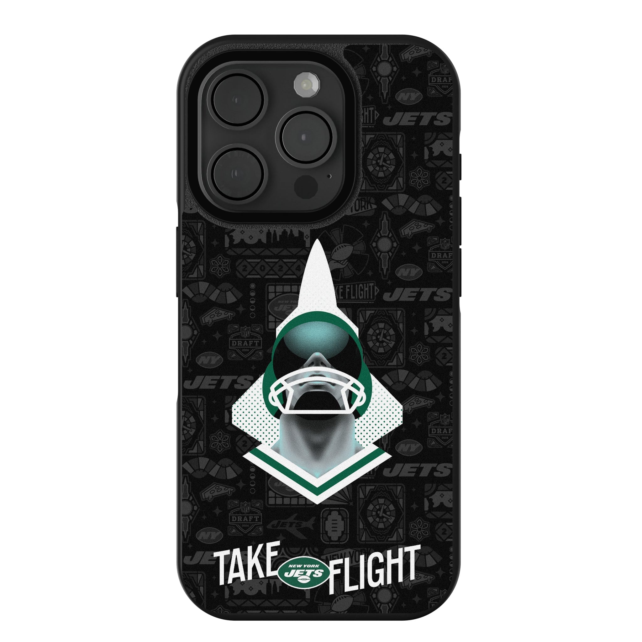 New York Jets 2024 Illustrated Limited Edition Bump Phone Case - Sports Gifts, Sports Memorabilia, Sports Collectibles, Fan Shop