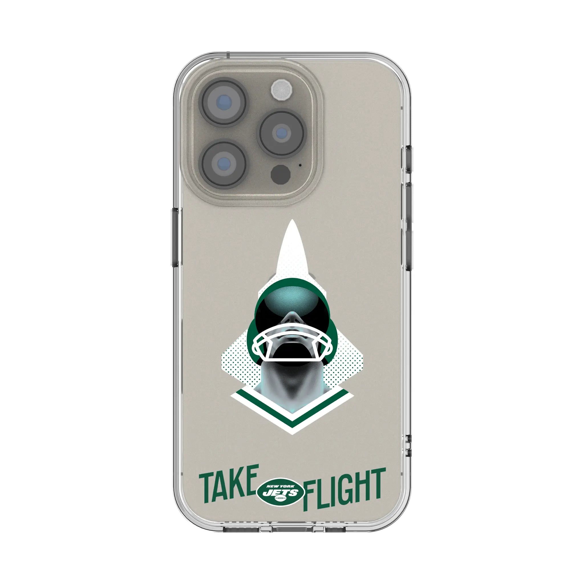 New York Jets 2024 Edition Clear Phone Case for Apple iPhone
