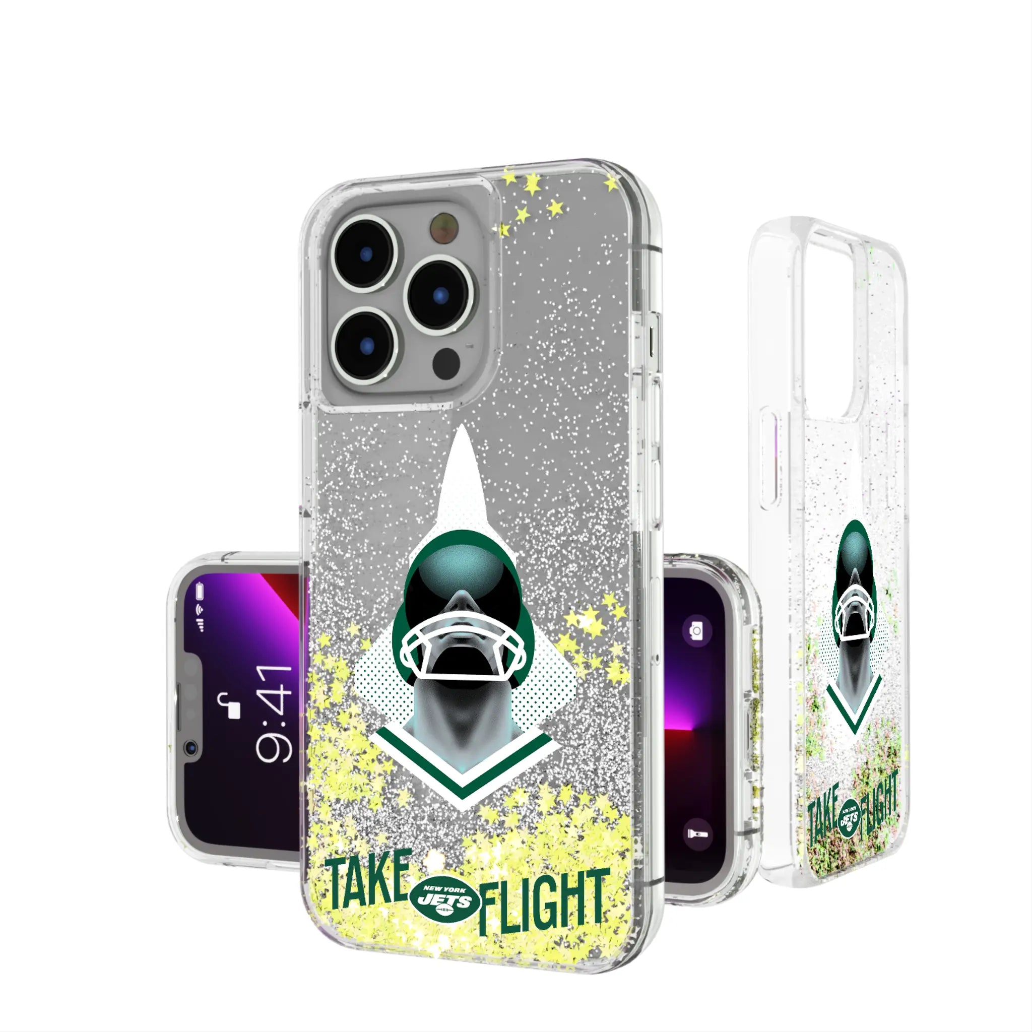 New York Jets 2024 Illustrated Limited Edition Glitter Phone Case