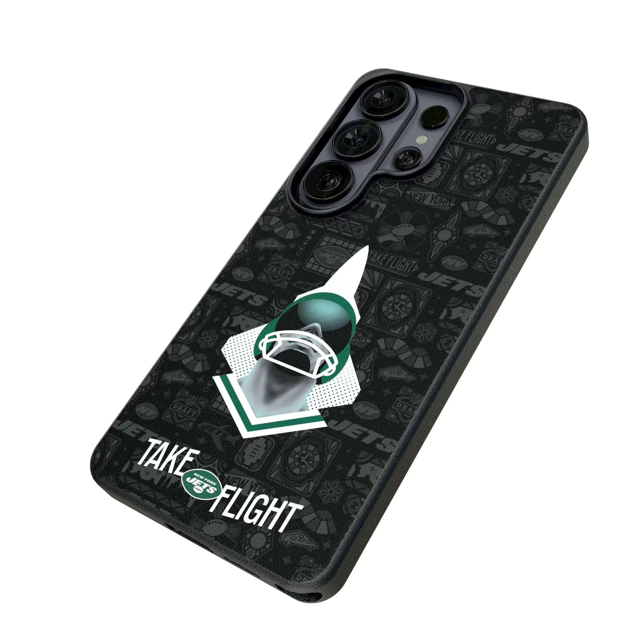 New York Jets Deco MagSafe Compatible Phone Case for Samsung Galaxy