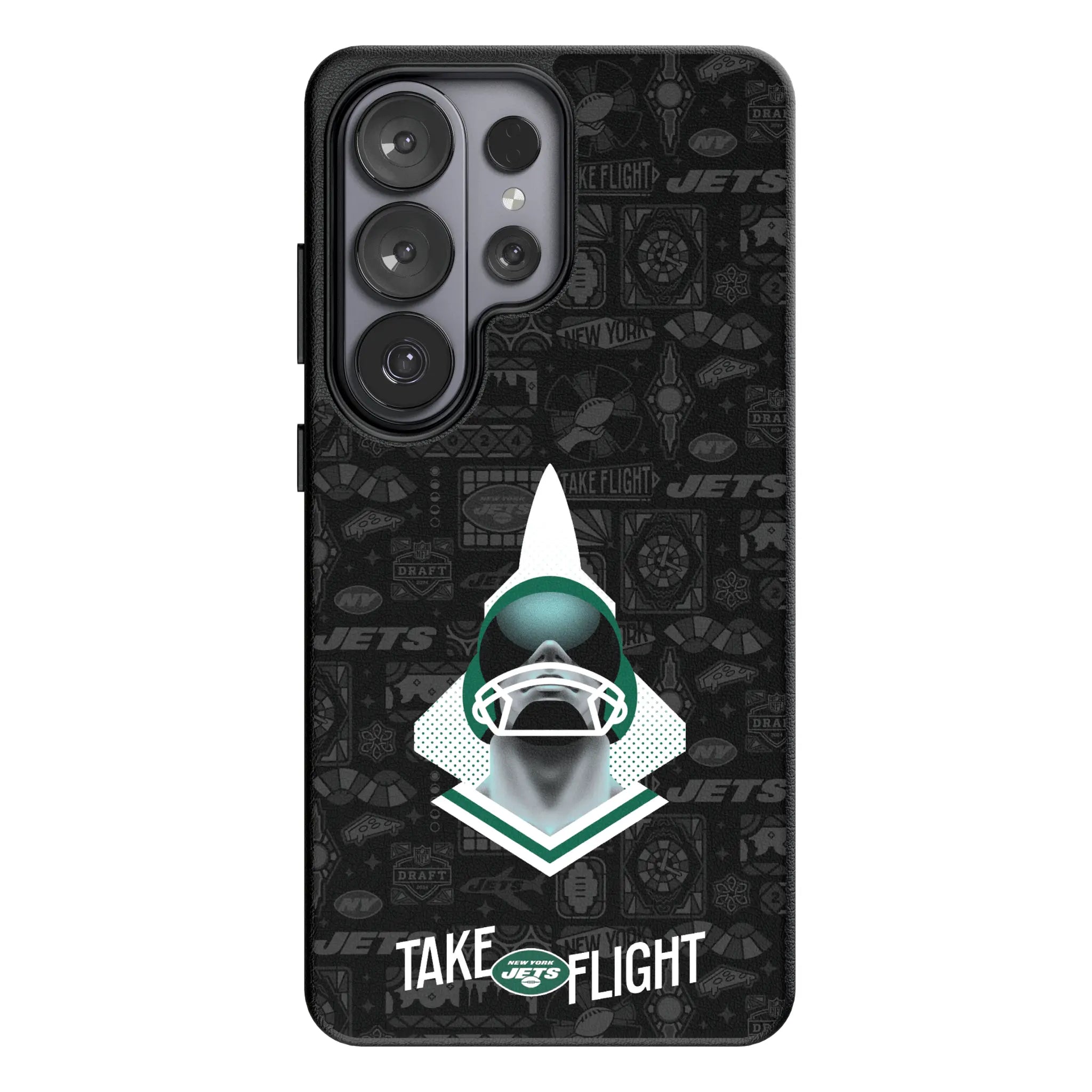 New York Jets Deco MagSafe Compatible Phone Case for Samsung Galaxy