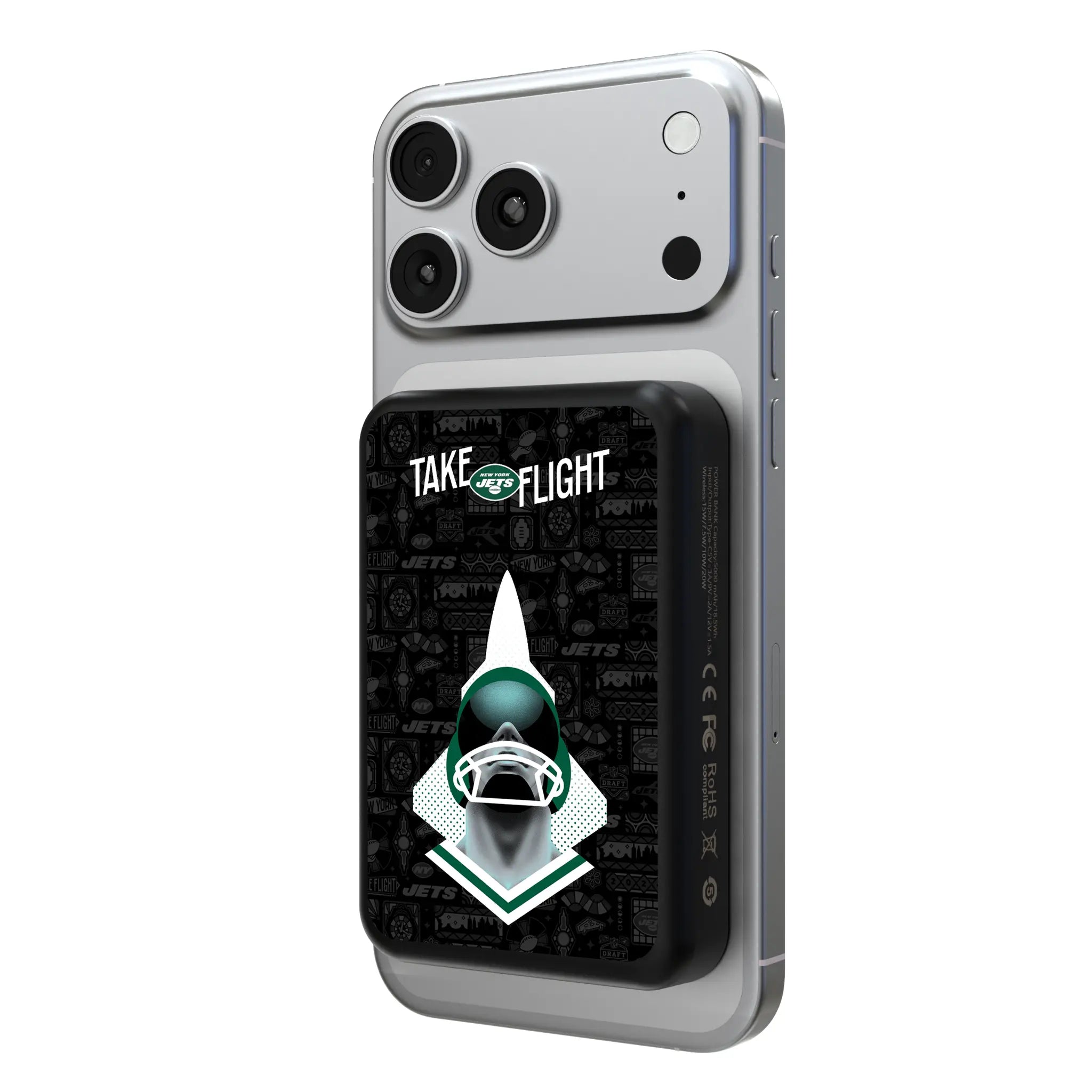New York Jets 2024 Illustrated Limited Edition Wireless Mag Power Bank